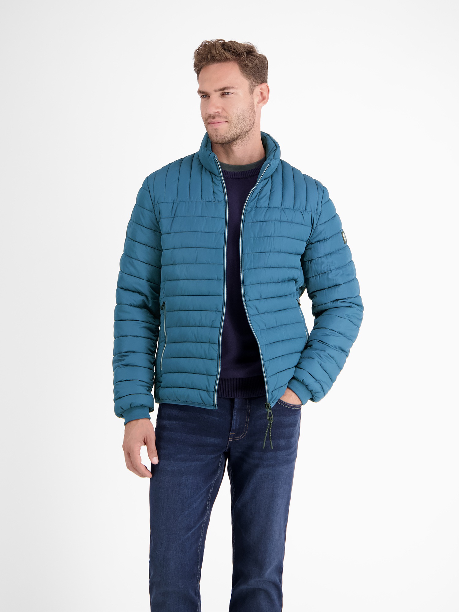 LERROS Steppjacke »LERROS Leichter Herren Steppblouson«, ohne Kapuze, Keine Angabe