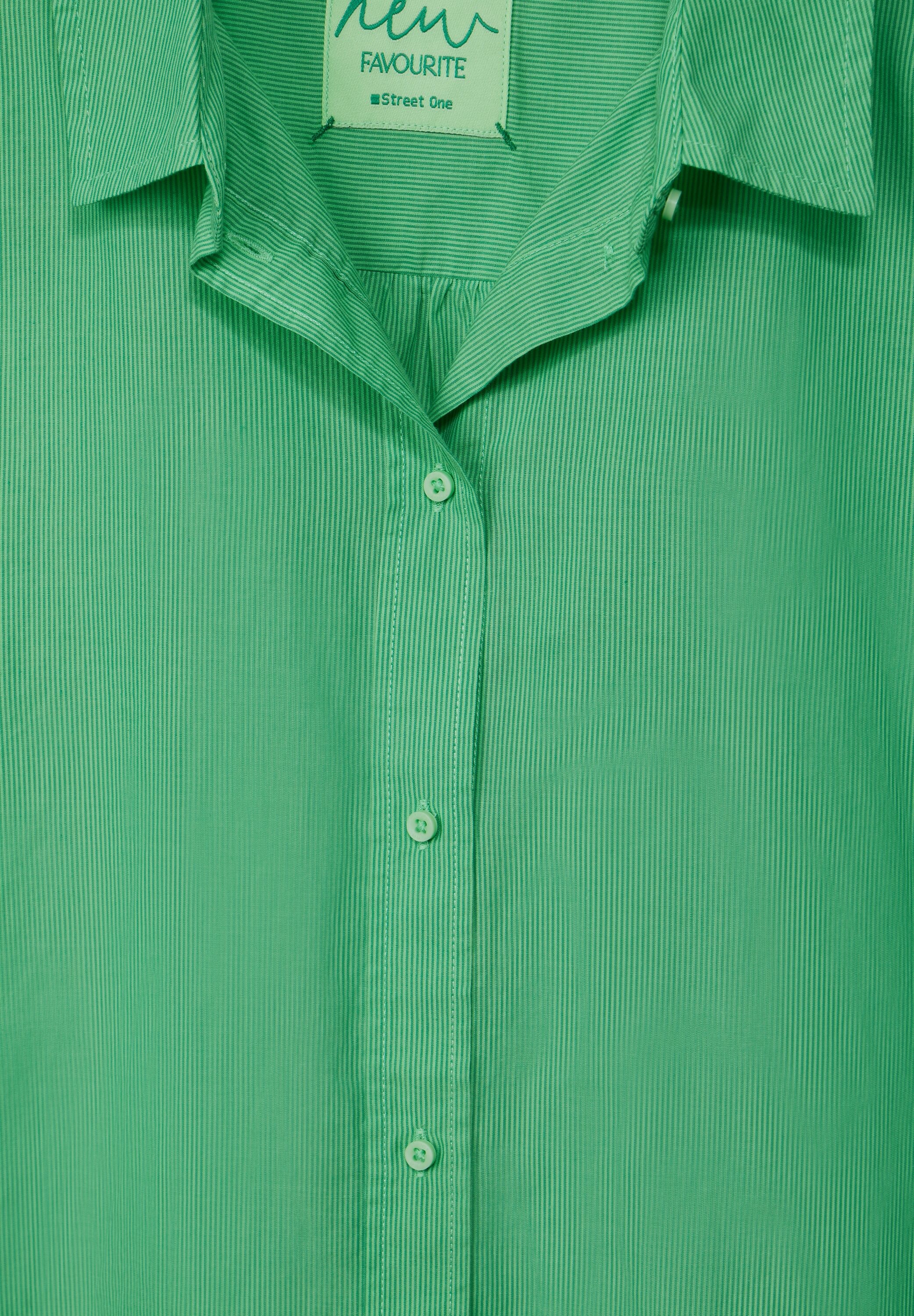 STREET ONE Hemdbluse, aus reiner Baumwolle