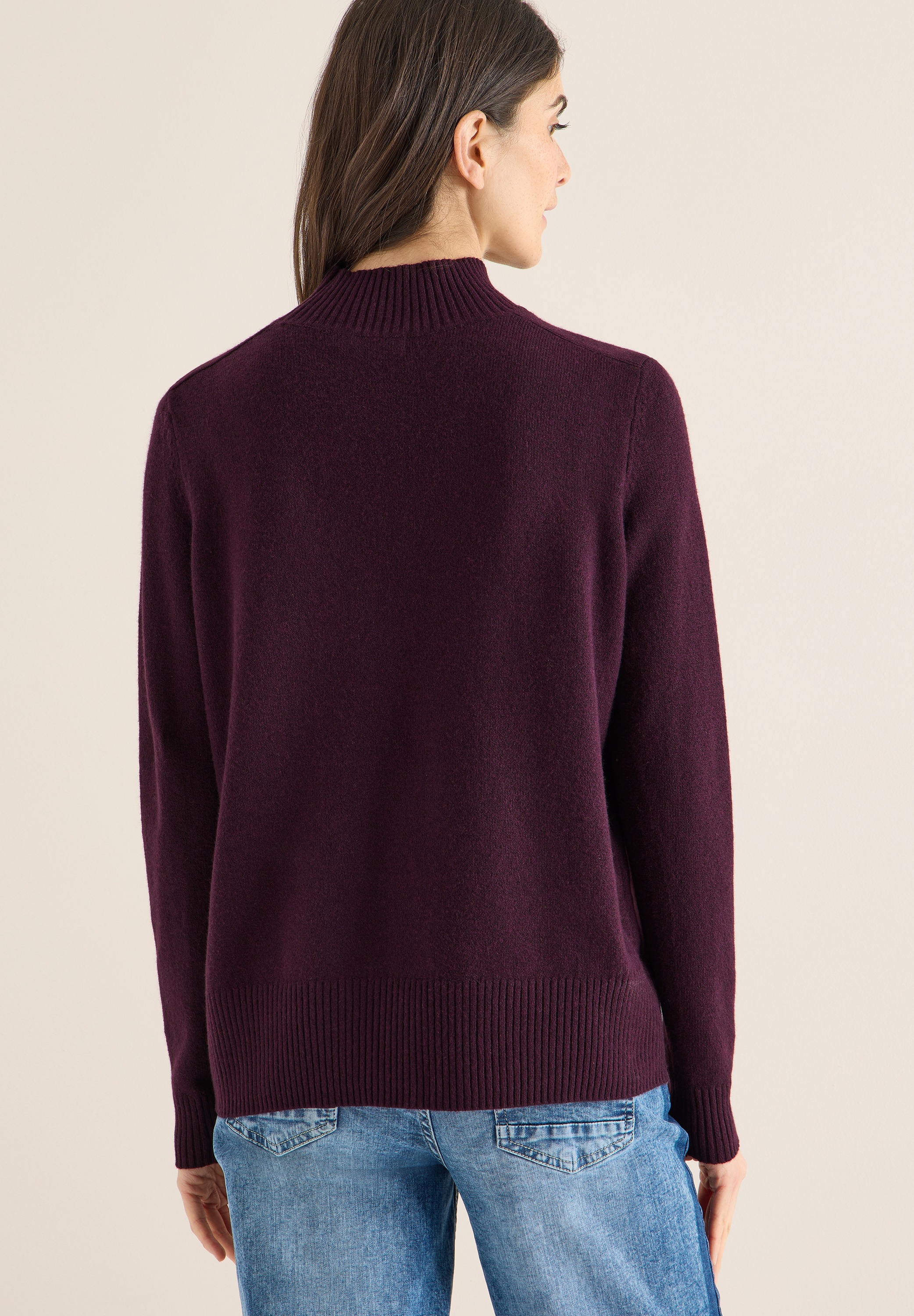 Cecil Stehkragenpullover mit Turtelneck-Stehkragen