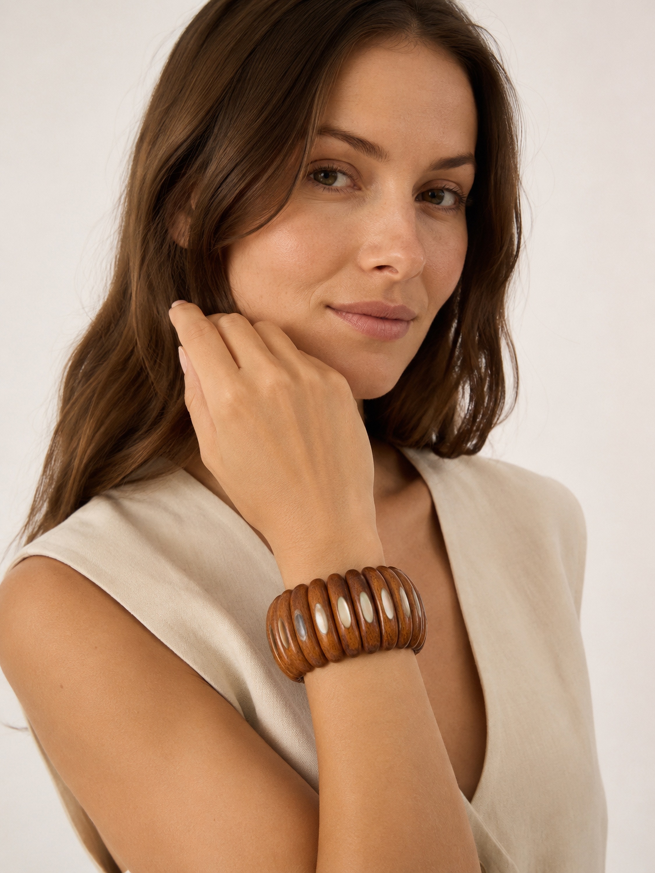 COLLEZIONE ALESSANDRO Armband »Holz«