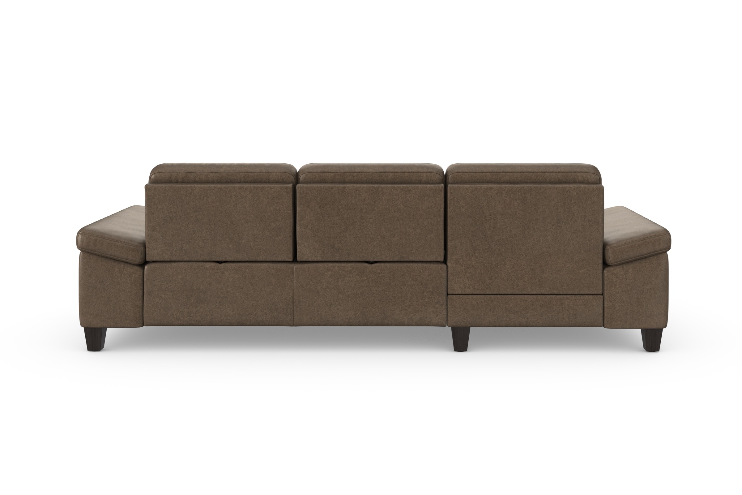 sit&more Ecksofa »Westham L-Form«, Recamiere, mit oder ohne Bettfunktion, Bettkasten, Füße wengefarben