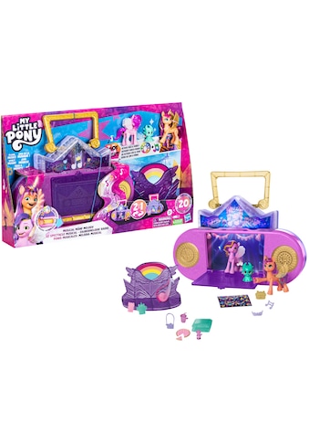 Spielwelt »My Little Pony Zaubermelodie Radio«, mit Spielfiguren Sunny, Pipp und Sparky