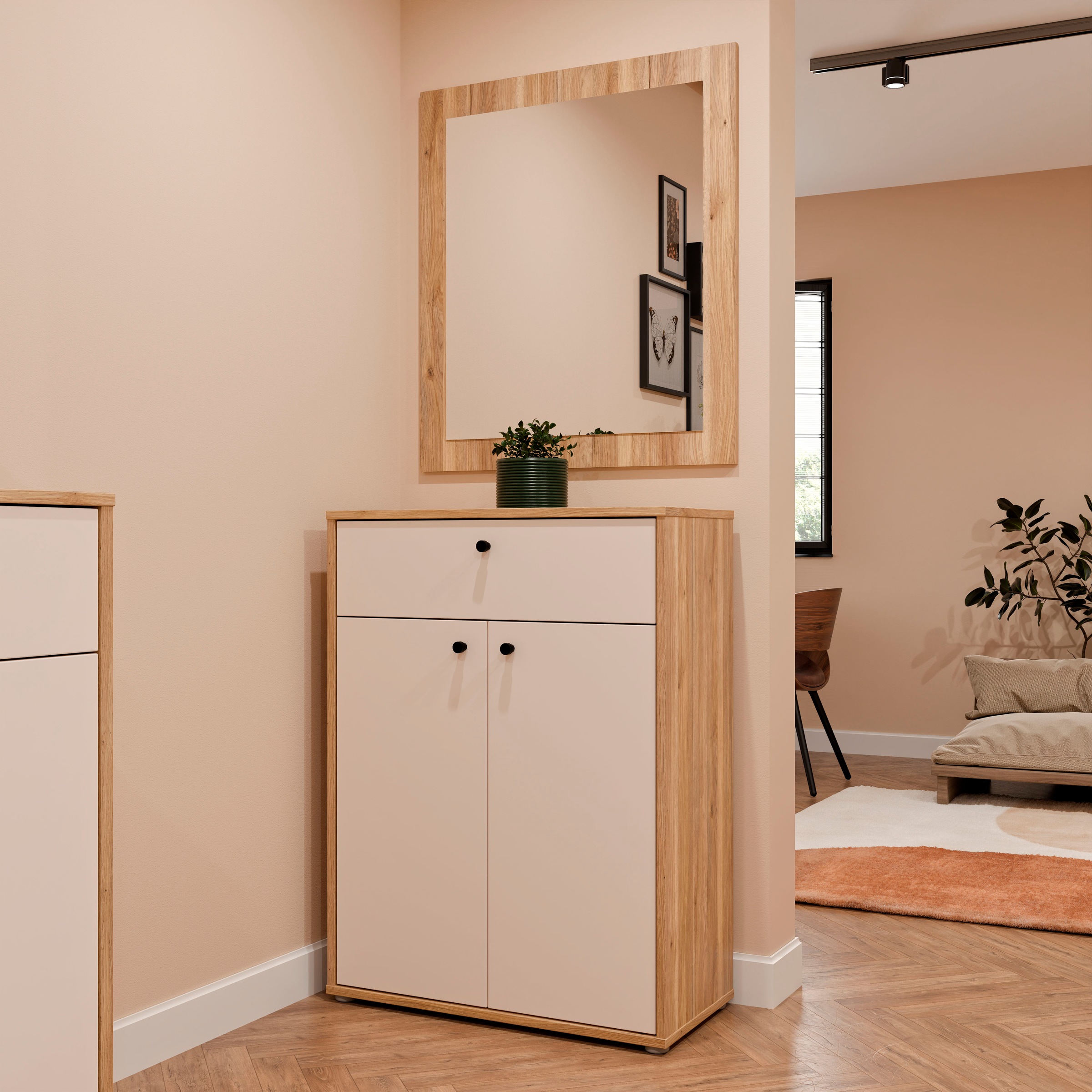 FORTE Garderoben-Set "Kendray" 2 Stk. tlg. günstig online kaufen