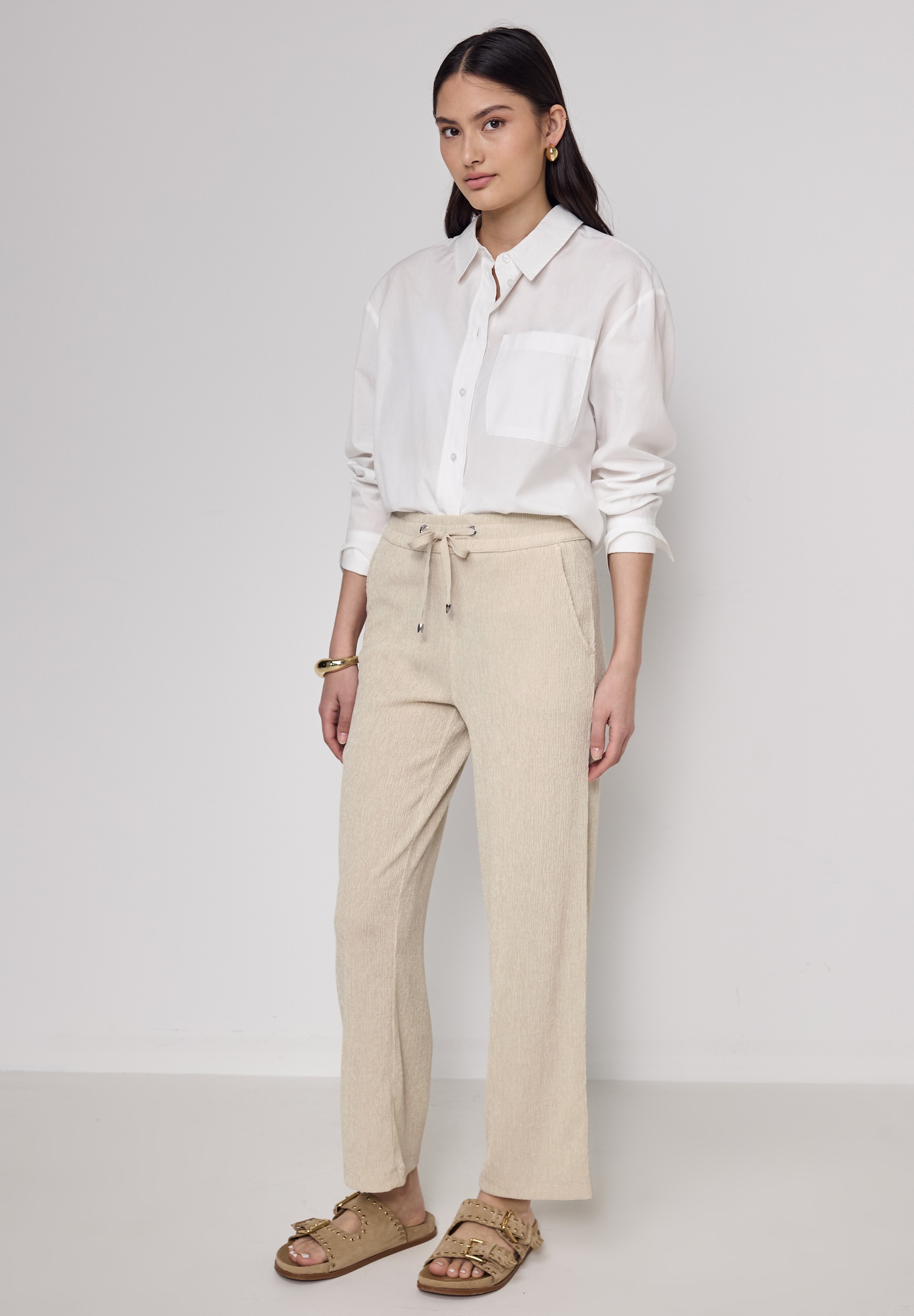 STREET ONE STUDIO Stoffhose, High Waist