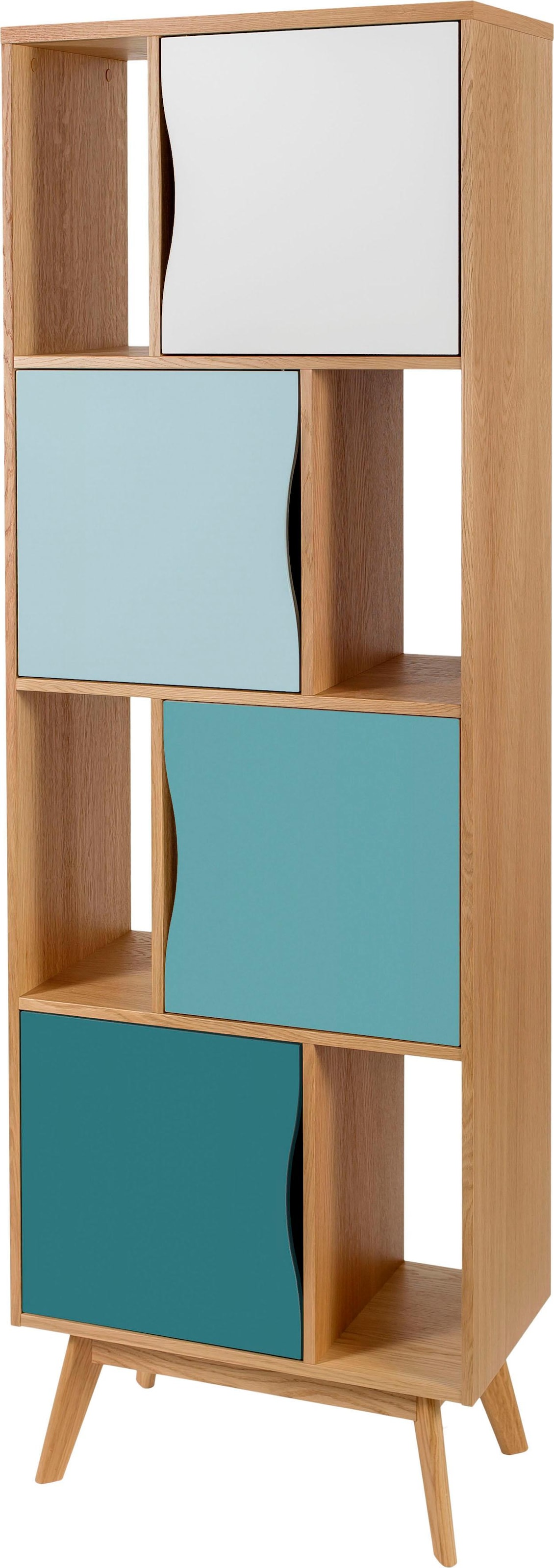 Design BAUR cm, bestellen »Avon«, Holzfurnier Bücherregal skandinavisches schlichtes 191 aus Eiche, Woodman Höhe |