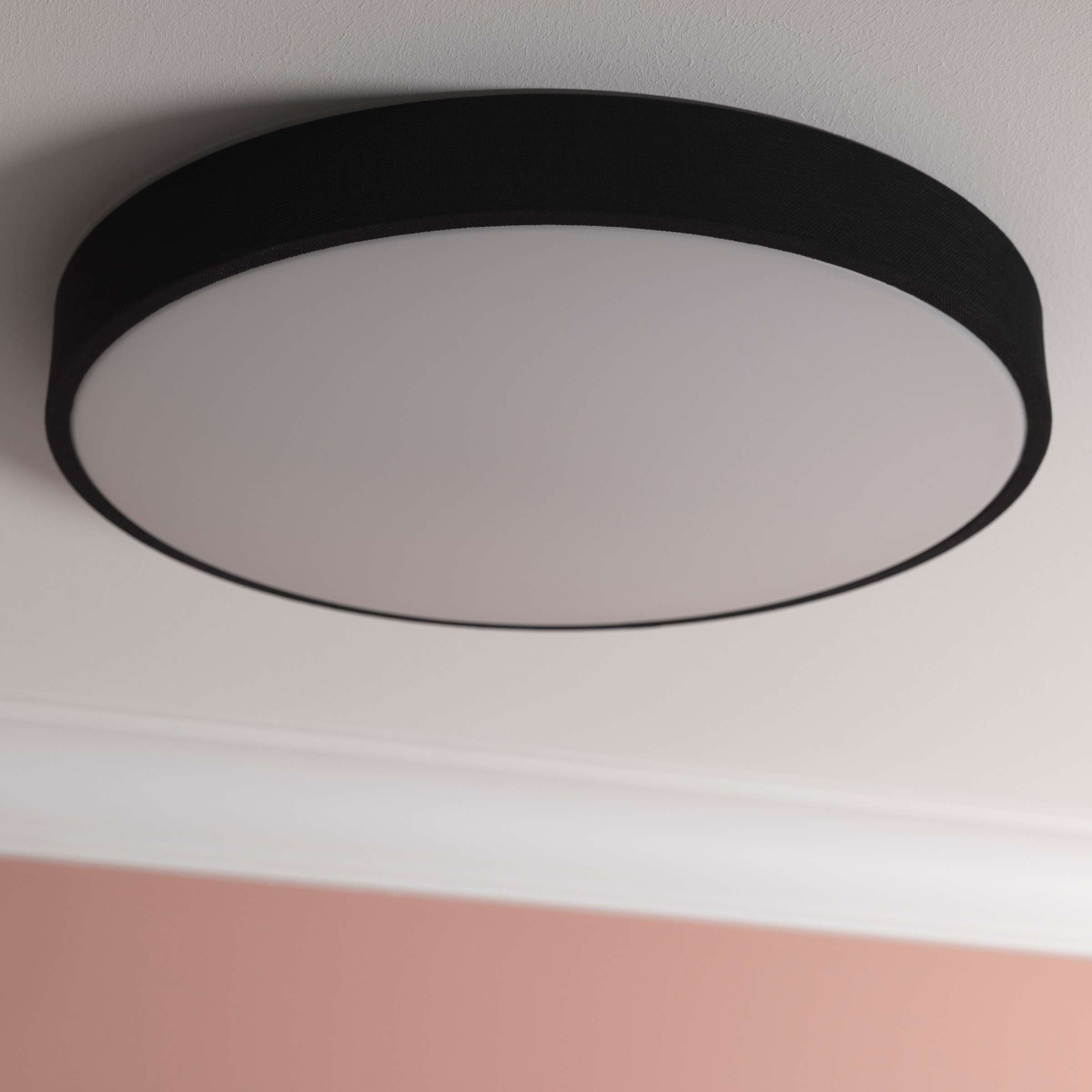 Brilliant LED Deckenleuchte »Filiz«, Ø 49 cm, Textil, 4500 lm, 3000-6500 K, dimmbar, Fernbedienung