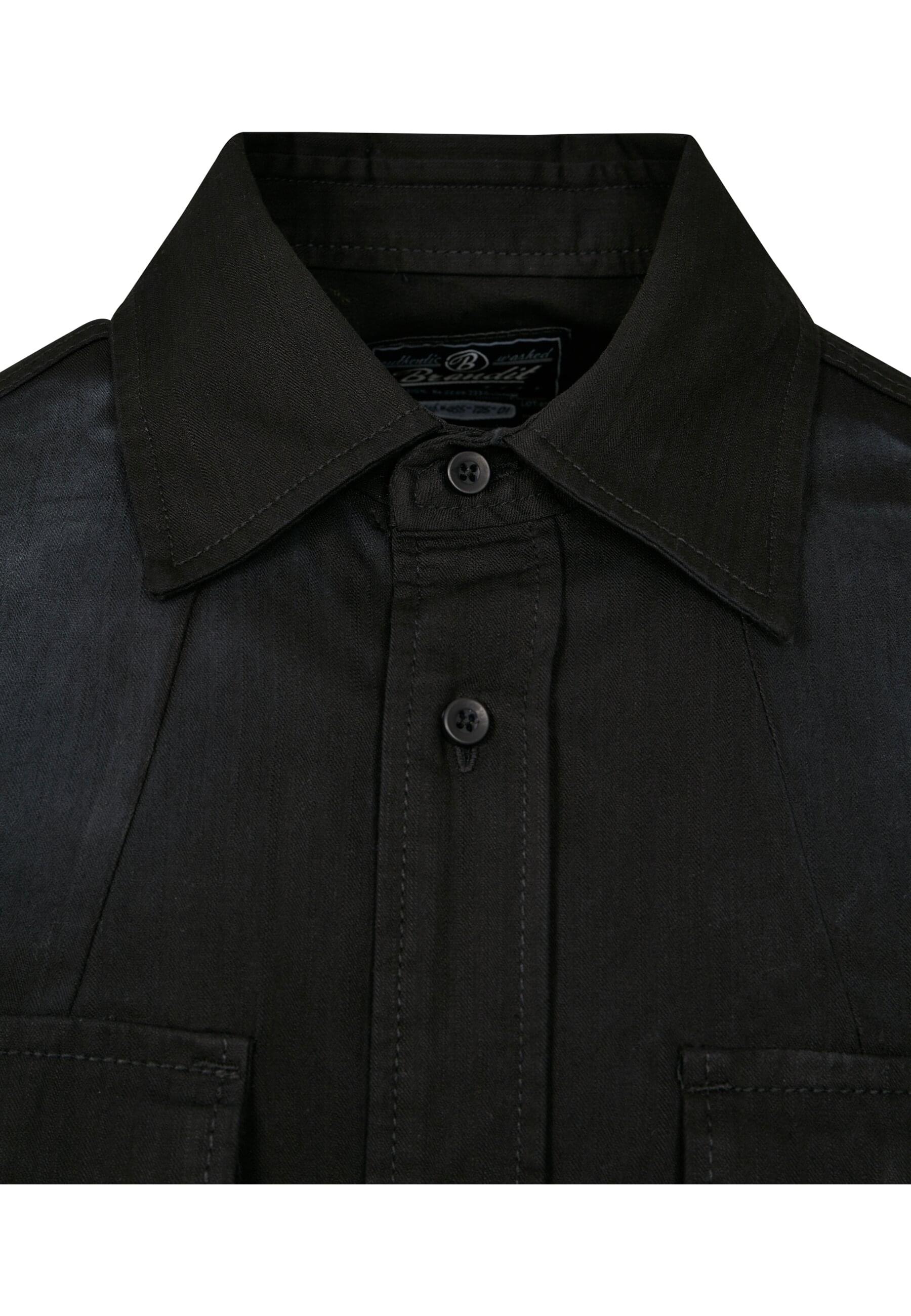Brandit Langarmhemd »Brandit Herren Hardee Denim Shirt«, (1 tlg.)