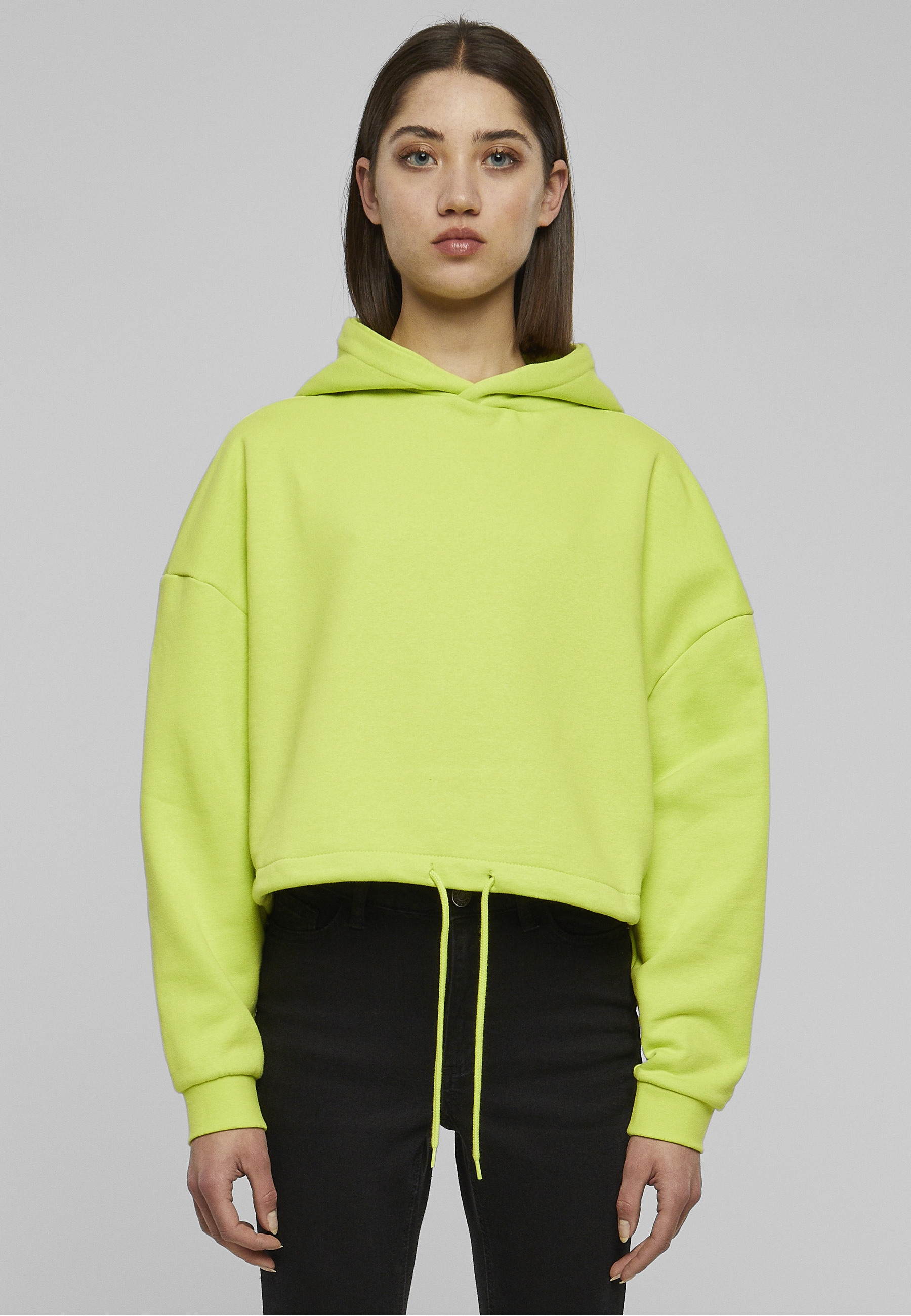 URBAN CLASSICS Kapuzenpullover »Urban Classics Damen Ladies Cropped Oversized Hoodie« 1