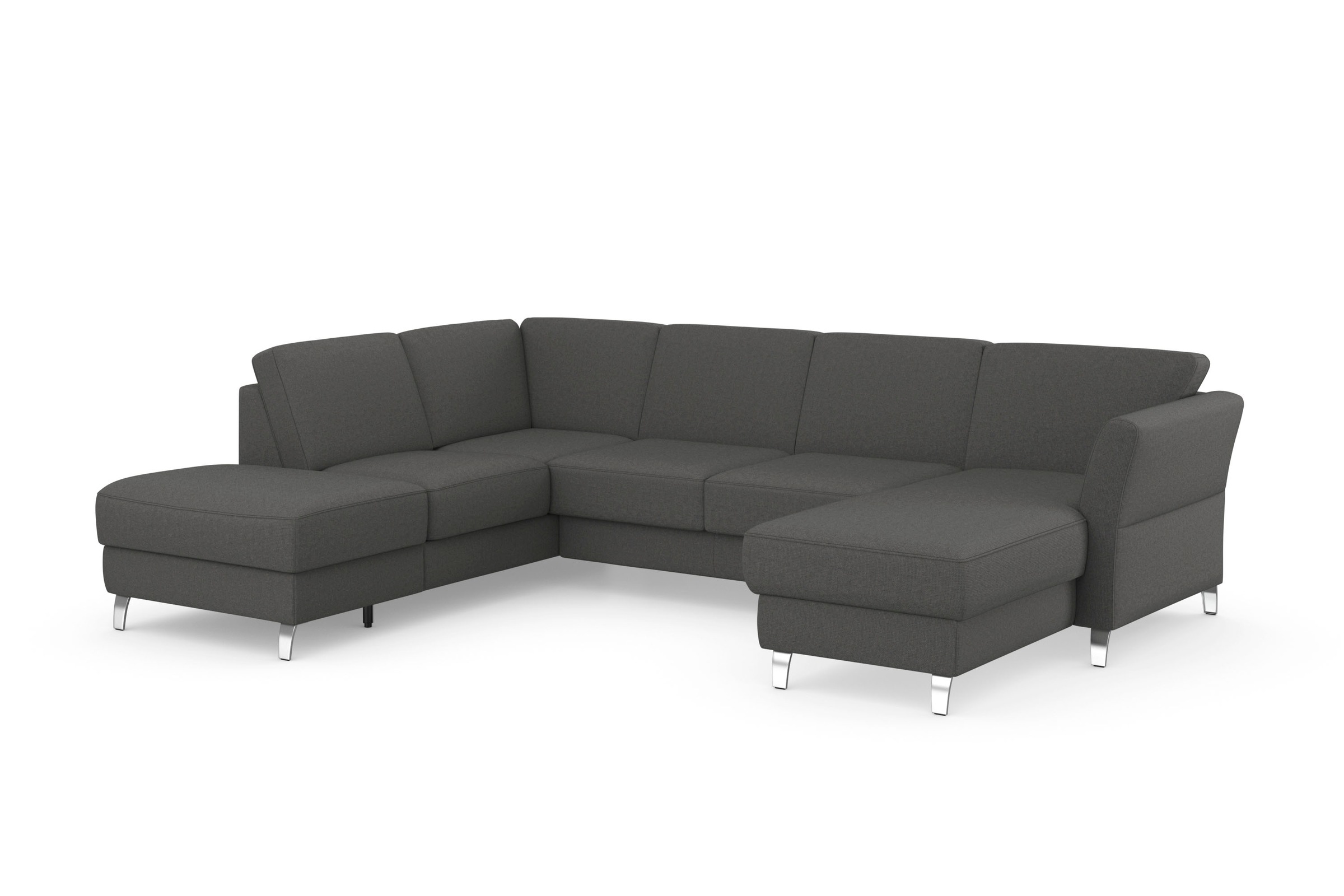 Thumbnail - sit&more Wohnlandschaft "Visby U-Form", Wahlweise mit Bettfunktion und Stauraum, frei im Raum stellbar