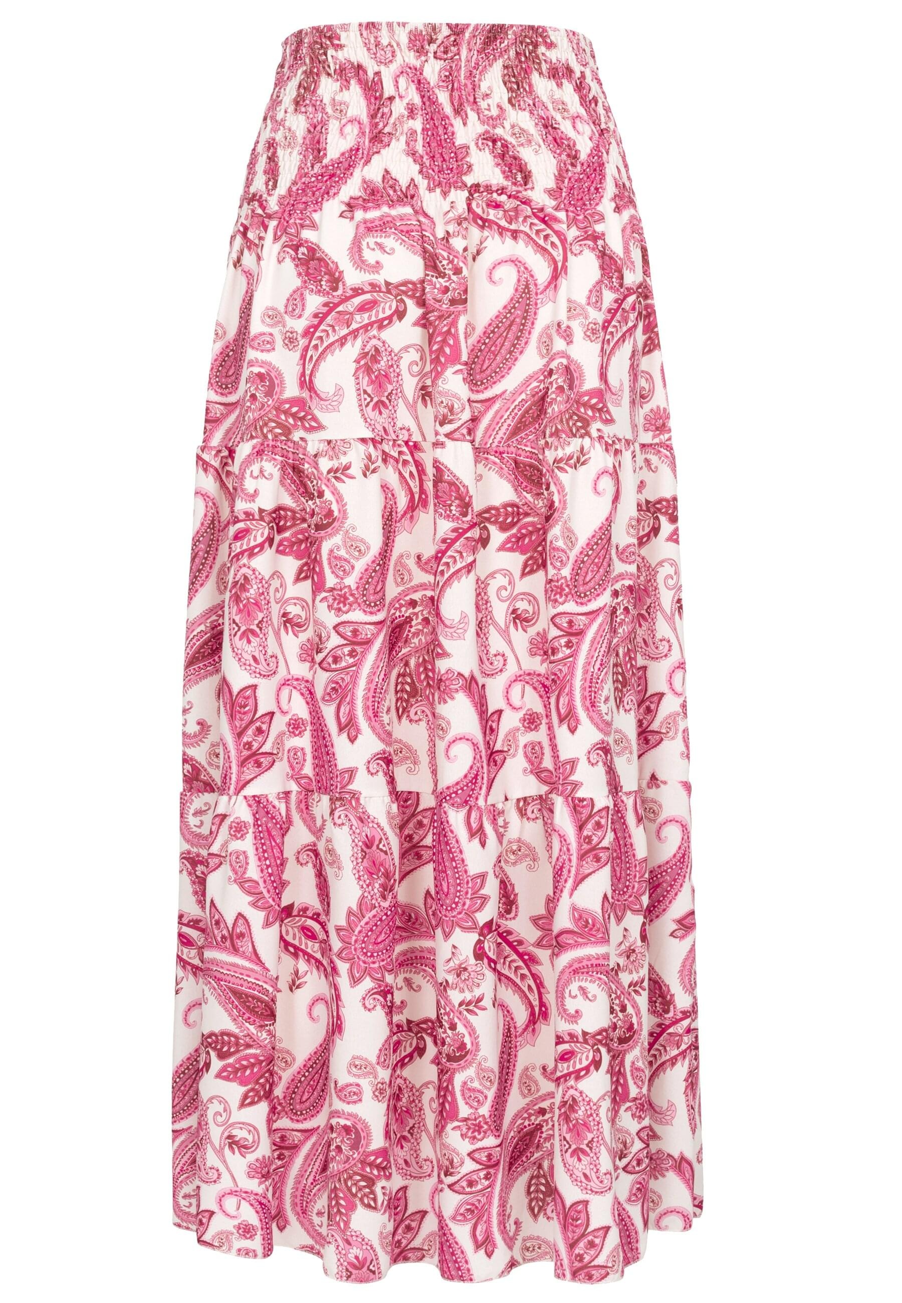 CLOUD 5IVE Sommerrock "CLOUD 5IVE Maxi Skirt with paisley print" 1 Stk. günstig online kaufen