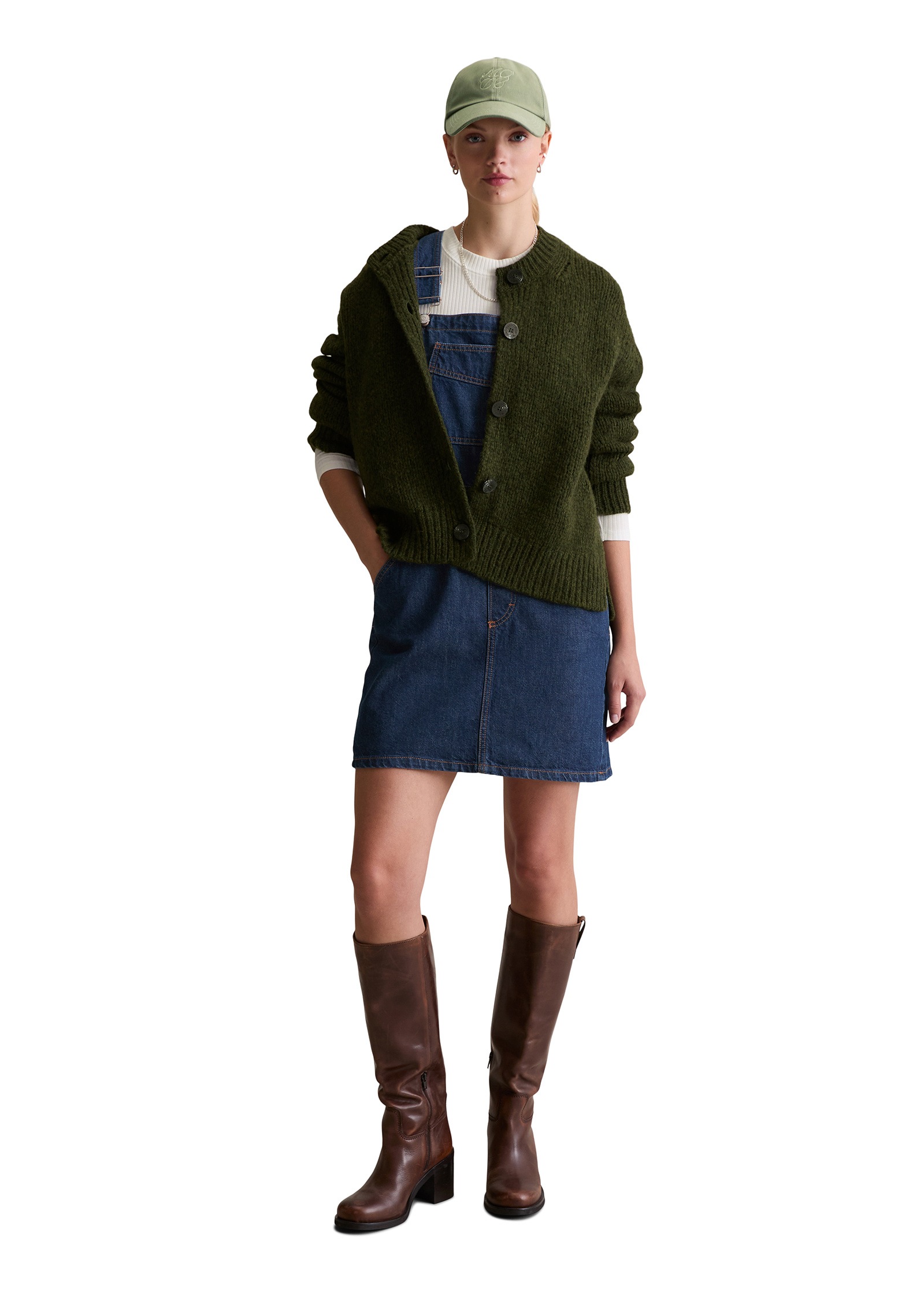 Marc O'Polo DENIM Cardigan »aus kuscheligem Schurwolle-Alpaka-Mix«