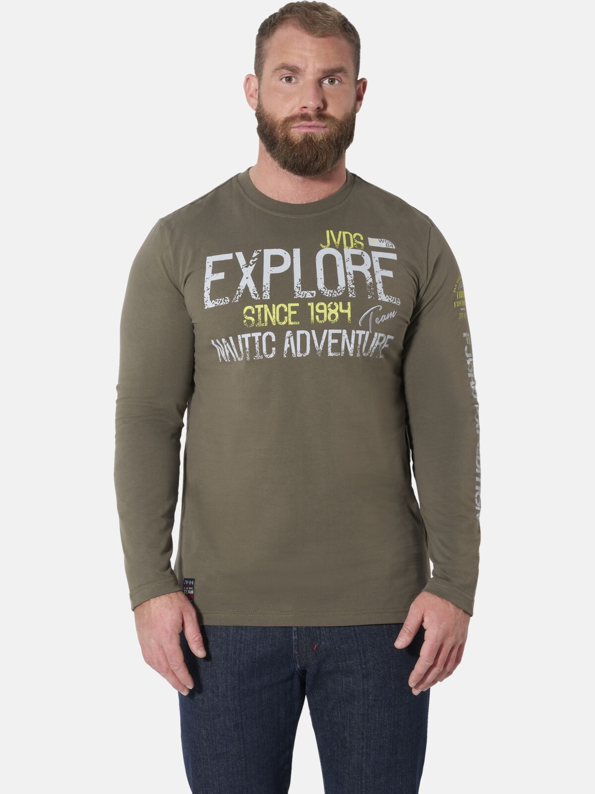 Jan Vanderstorm T-Shirt "Langarmshirt ELION"