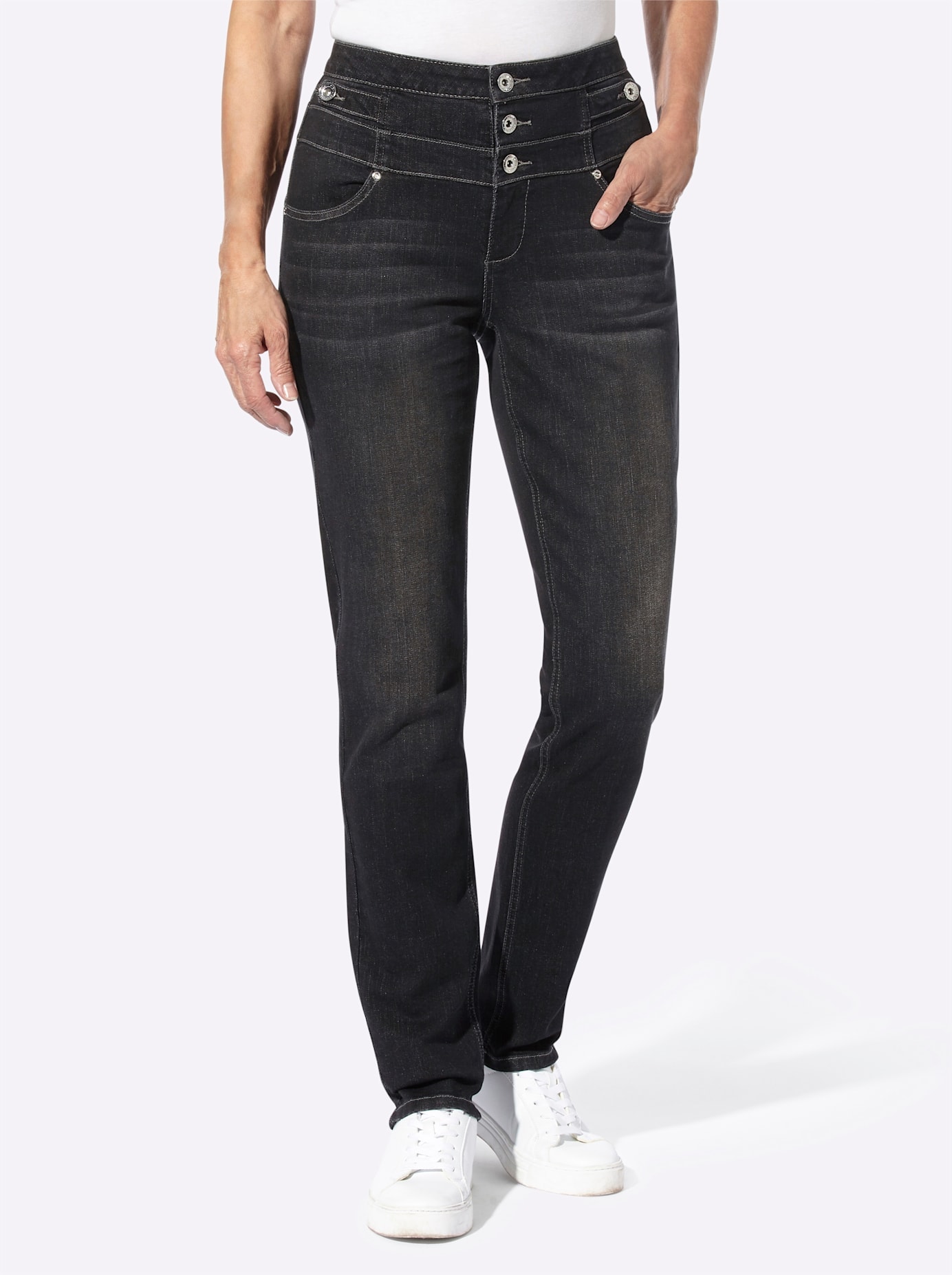 Casual Looks Bequeme Jeans, (1 tlg.)