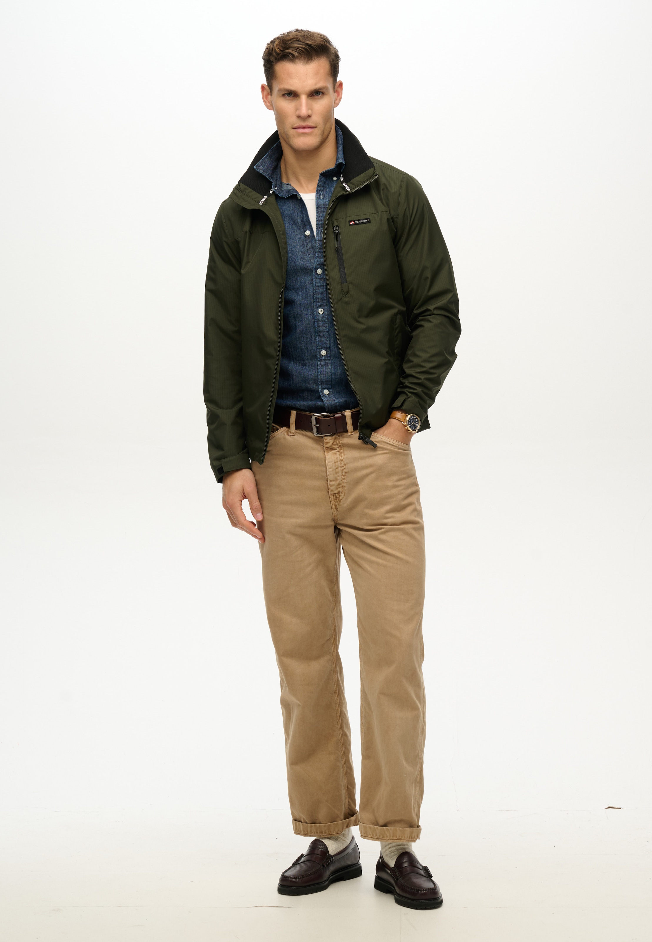 Superdry Outdoorjacke »NON HOOD LOGO WINDBREAKER«