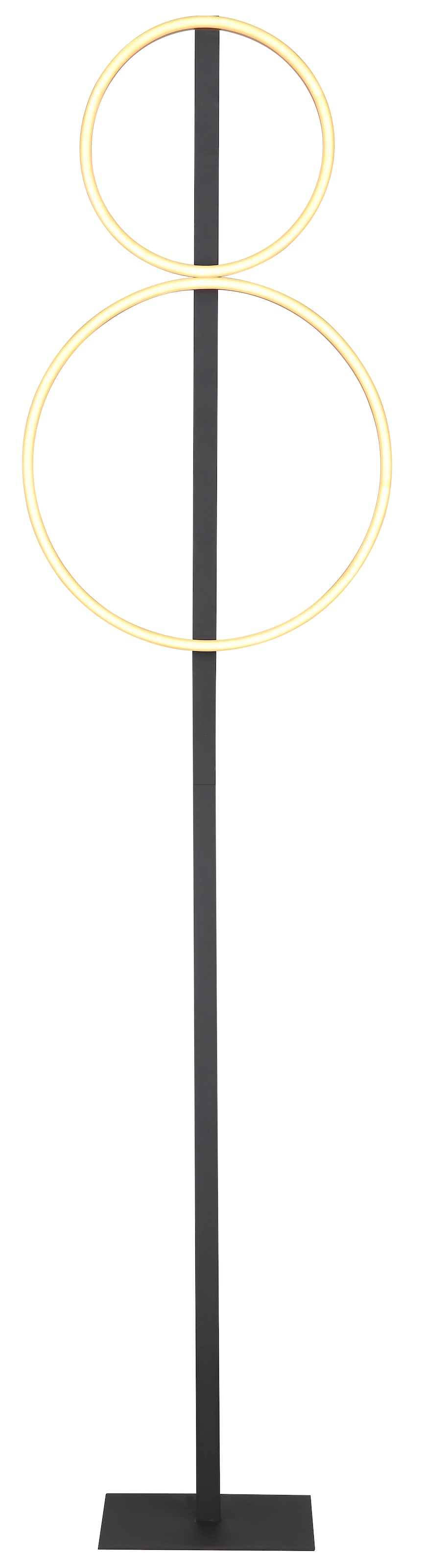 GLOBO LIGHTING LED Stehlampe »STEHLEUCHTE METALL SCHWARZ MATT, 1XLED«, Leuchtmittel LED-Modul | LED fest integriert, Stehleuchte/Wohnzimmer/Schlafzimmer/Flur