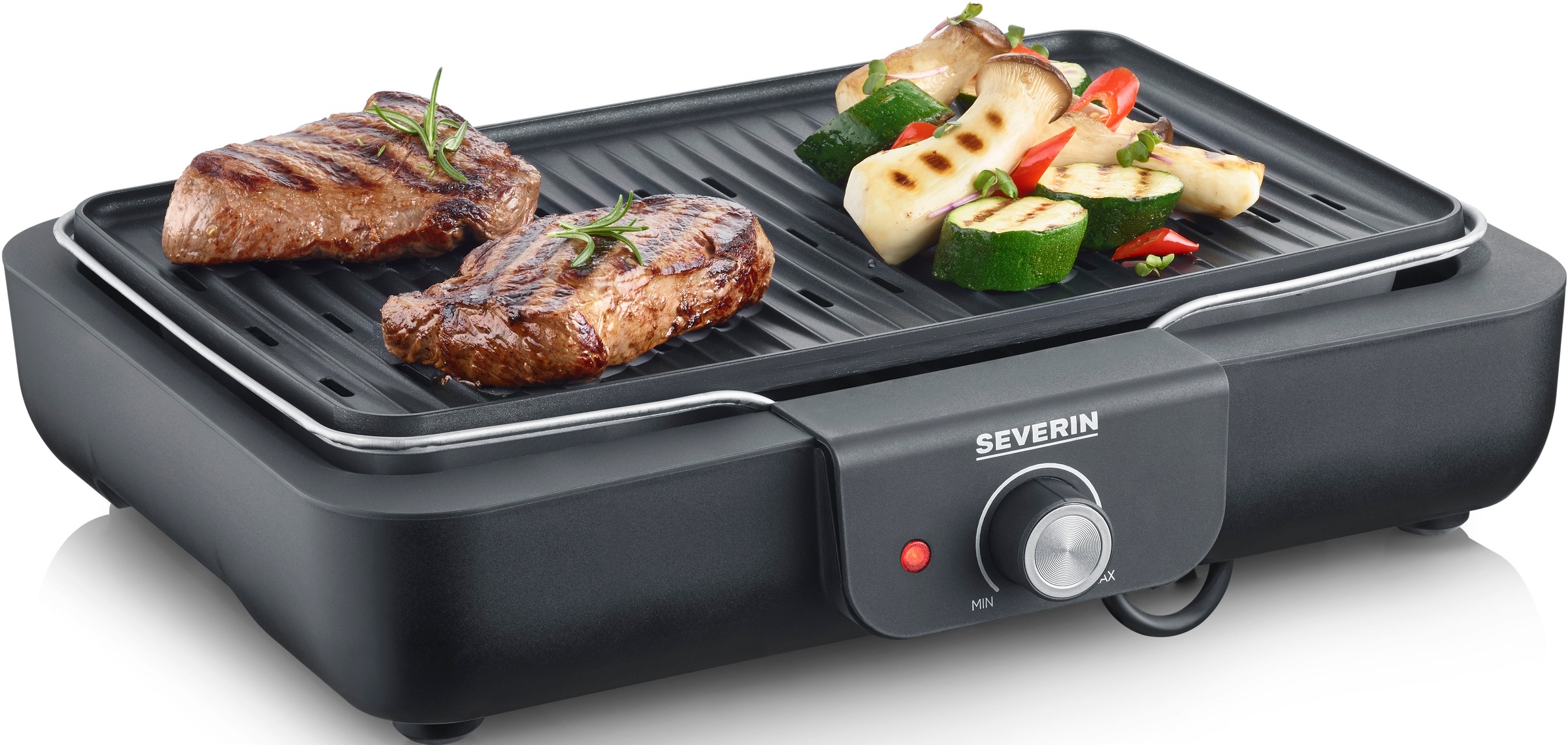 Severin Tischgrill "PG 8556" 2300 W Elektrogrill mit Platte günstig online kaufen