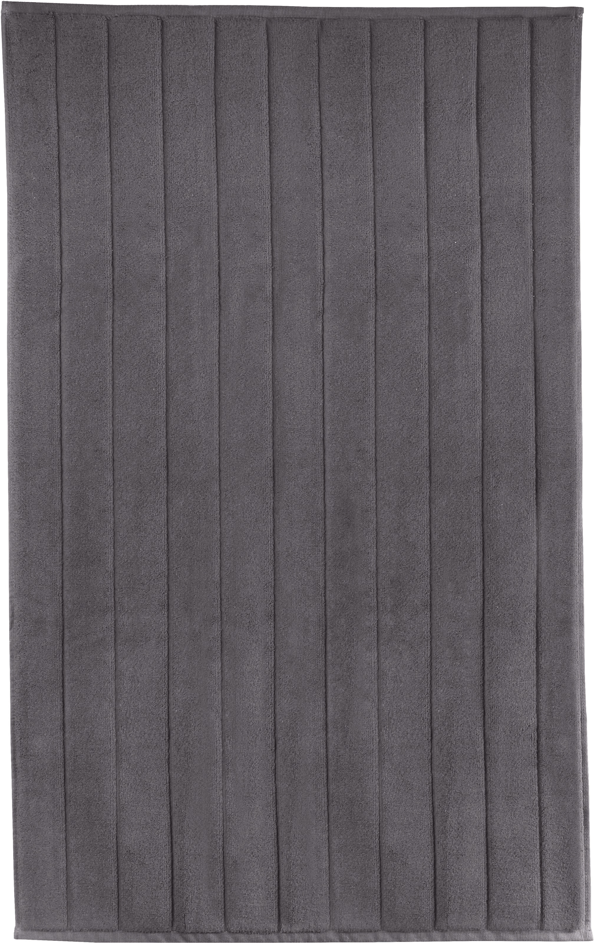 Kleine Wolke Badematte »Strada«, fußbodenheizungsgeeignet-beidseitig nutzbar, Badteppich, Frottier-Qualität, Streifen Design