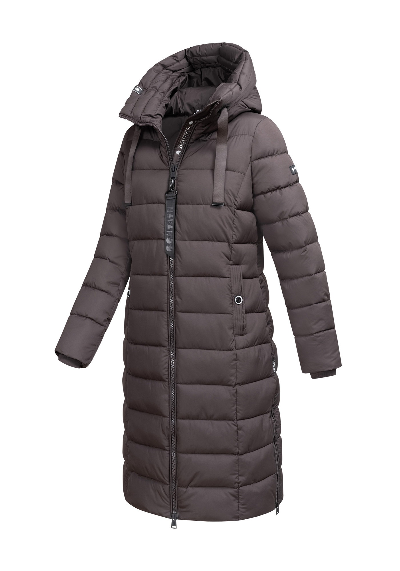 Navahoo Winterjacke »Mondmaedchen« Extra langer Schnitt mit seitlichen Schlitzen