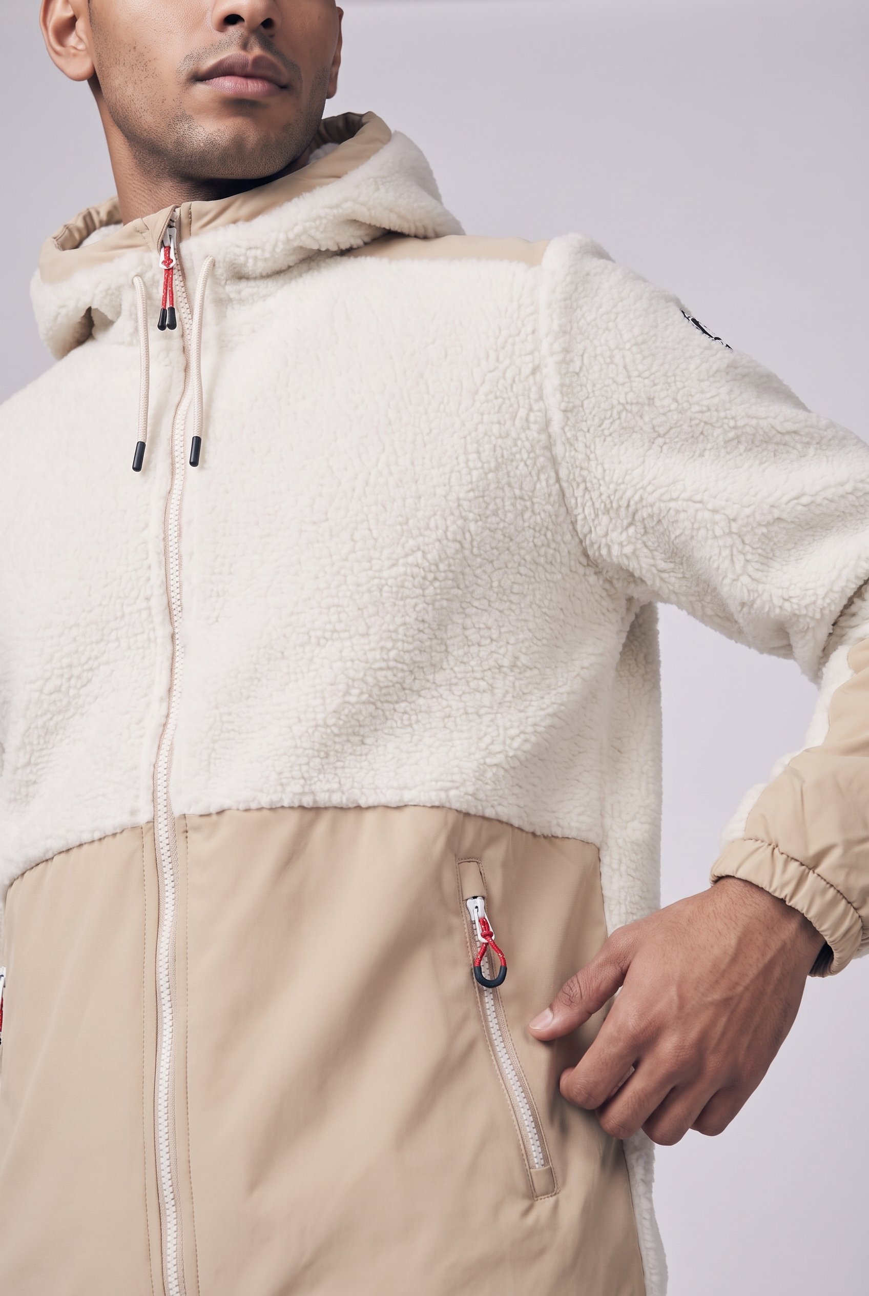 Icepeak Plüschjacke mit Kapuze mit Kapuze und hochschließendem Kragen, aus Polyester