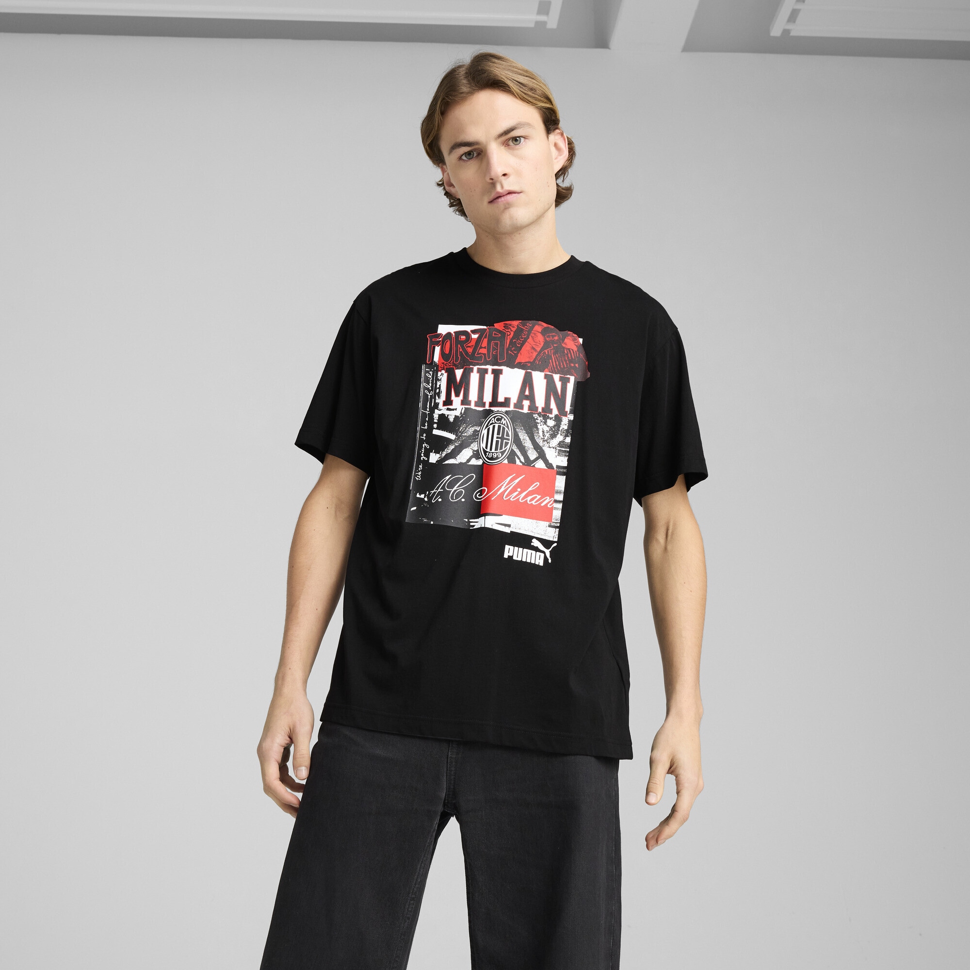 PUMA T-Shirt »AC Milan ftblNRGY+ T-Shirt Herren«