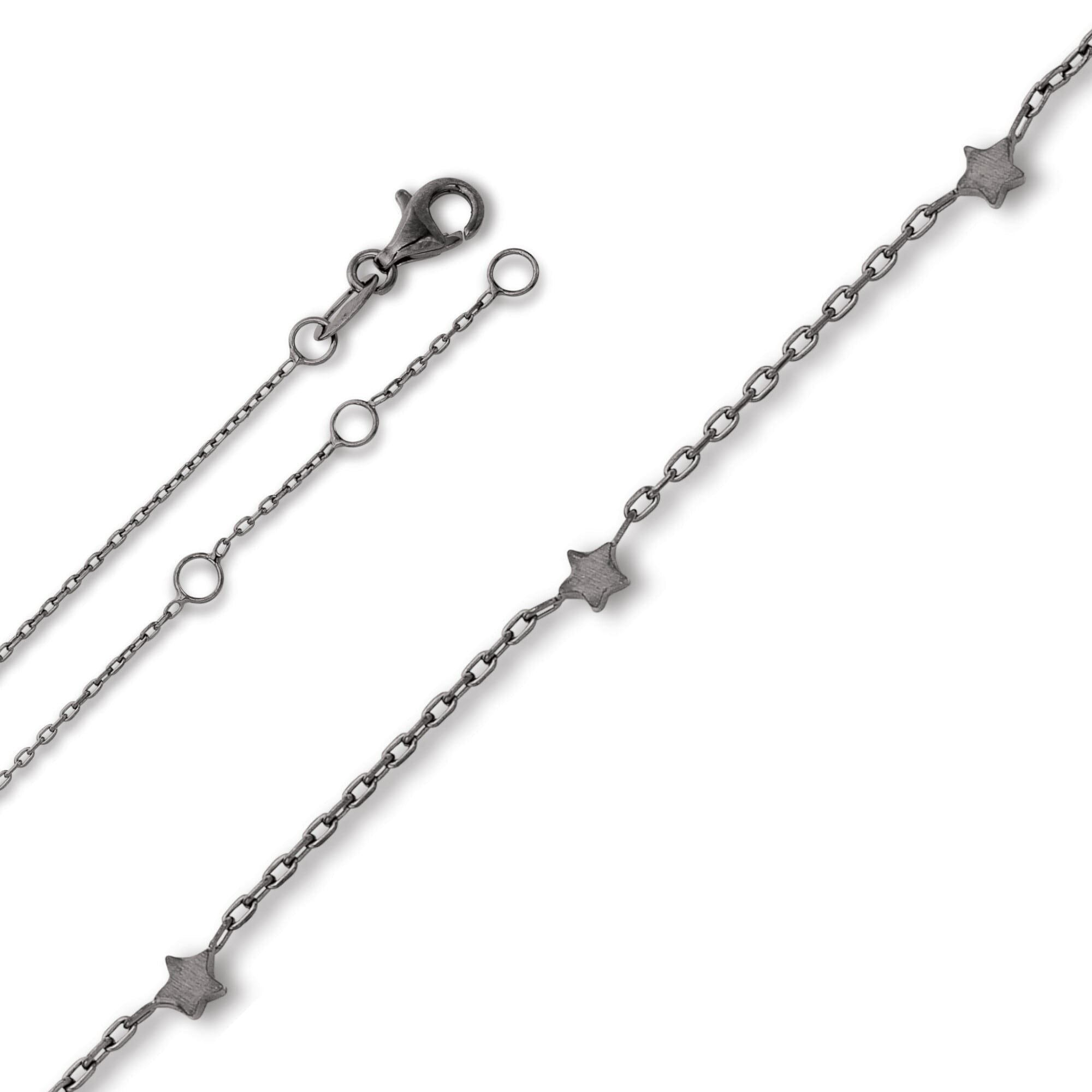 ONE ELEMENT Silberarmband »Armband aus 925 Silber 19 cm«, Damen Silber Schmuck Rundankerkette