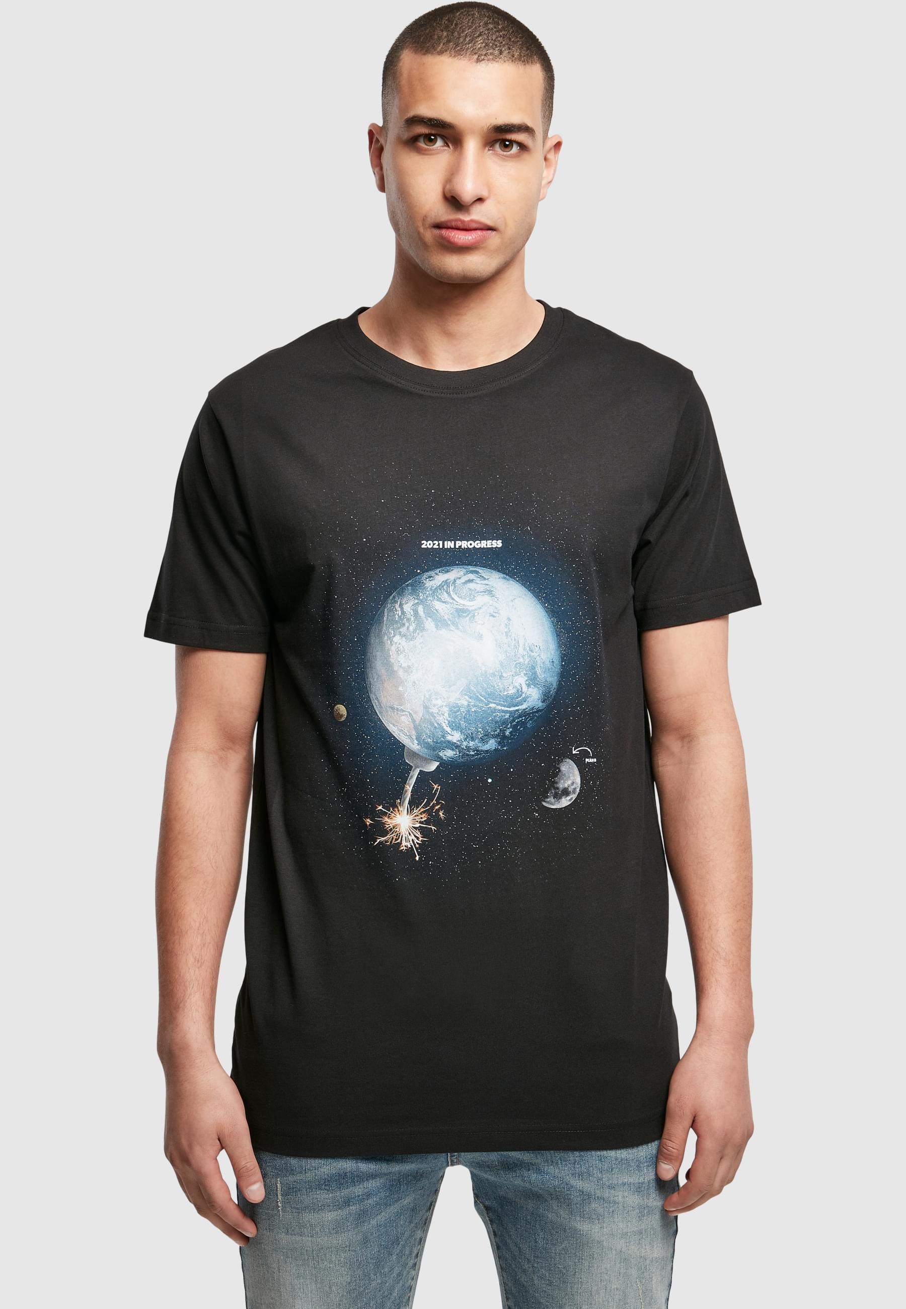 MisterTee T-Shirt »MisterTee Herren Plan B Tee«, (1 tlg.)