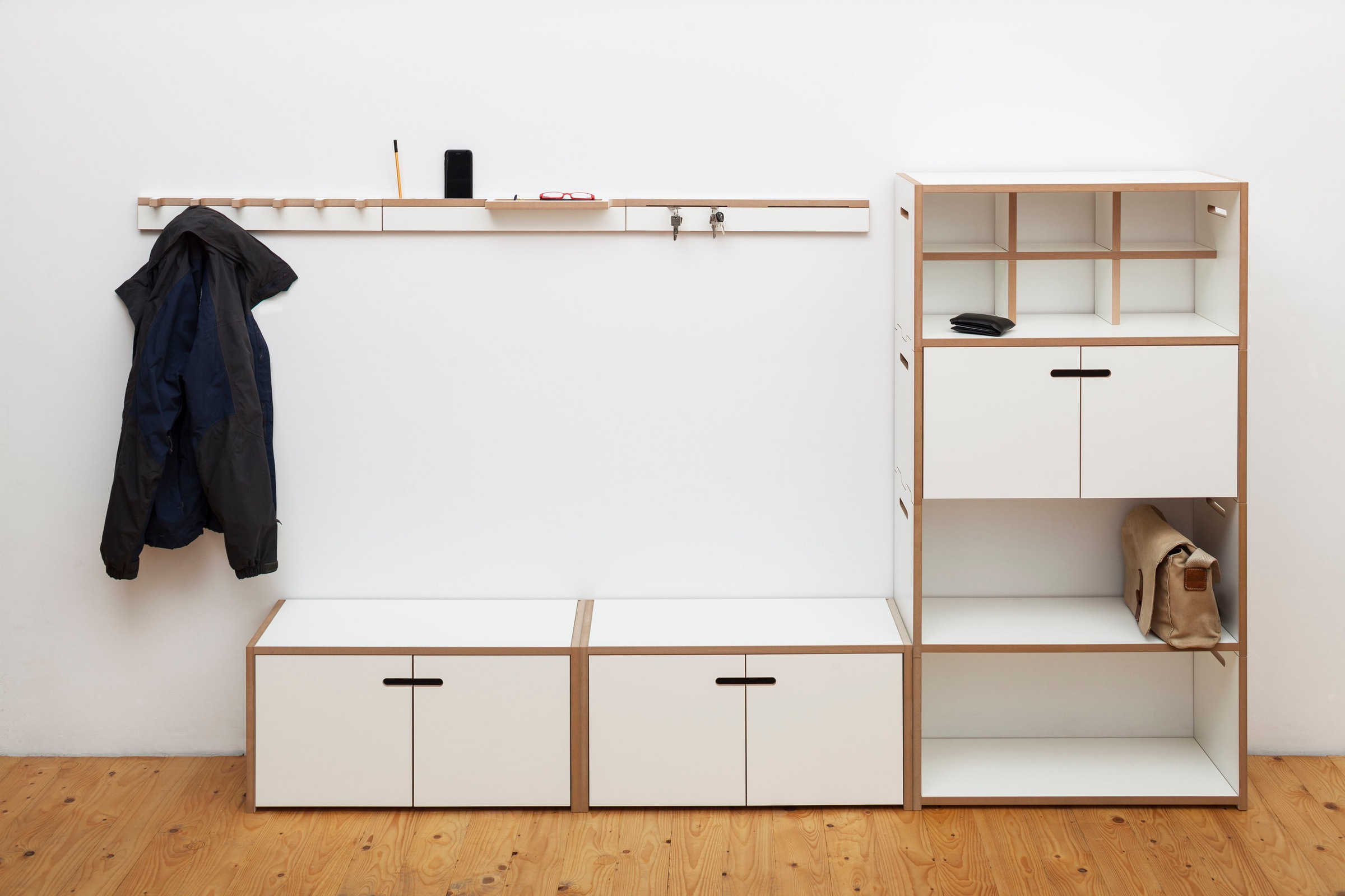 Tojo Wandgarderobe "Tojo-grad garderobe" Breite 60 cm günstig online kaufen