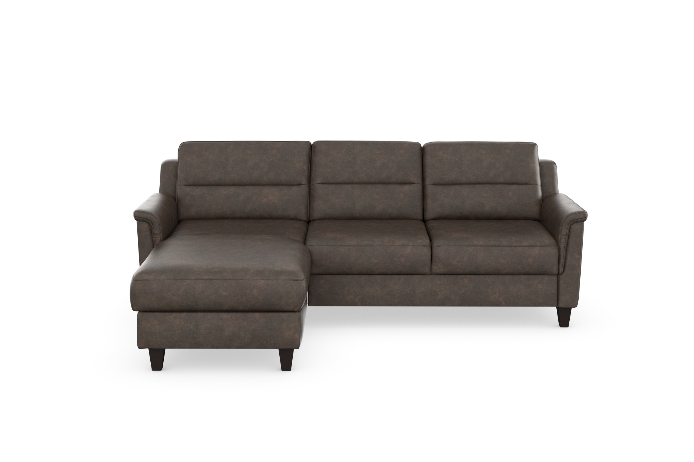 sit&more Ecksofa »Farö L-Form«, inklusive Federkern, wahlweise mit Bettfunktion und Bettkasten