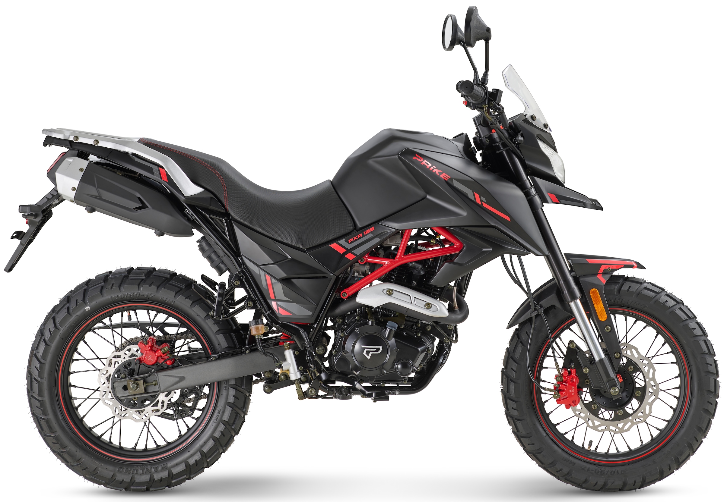 PRIKE Motorrad »PXA 125 Adventure, E5+« 124 cm³ 85 km/h Euro 5+ 9,9 7,3 kW, 9,9 PS, CBS, 125er Reise-Enduro, digitales Cockpit