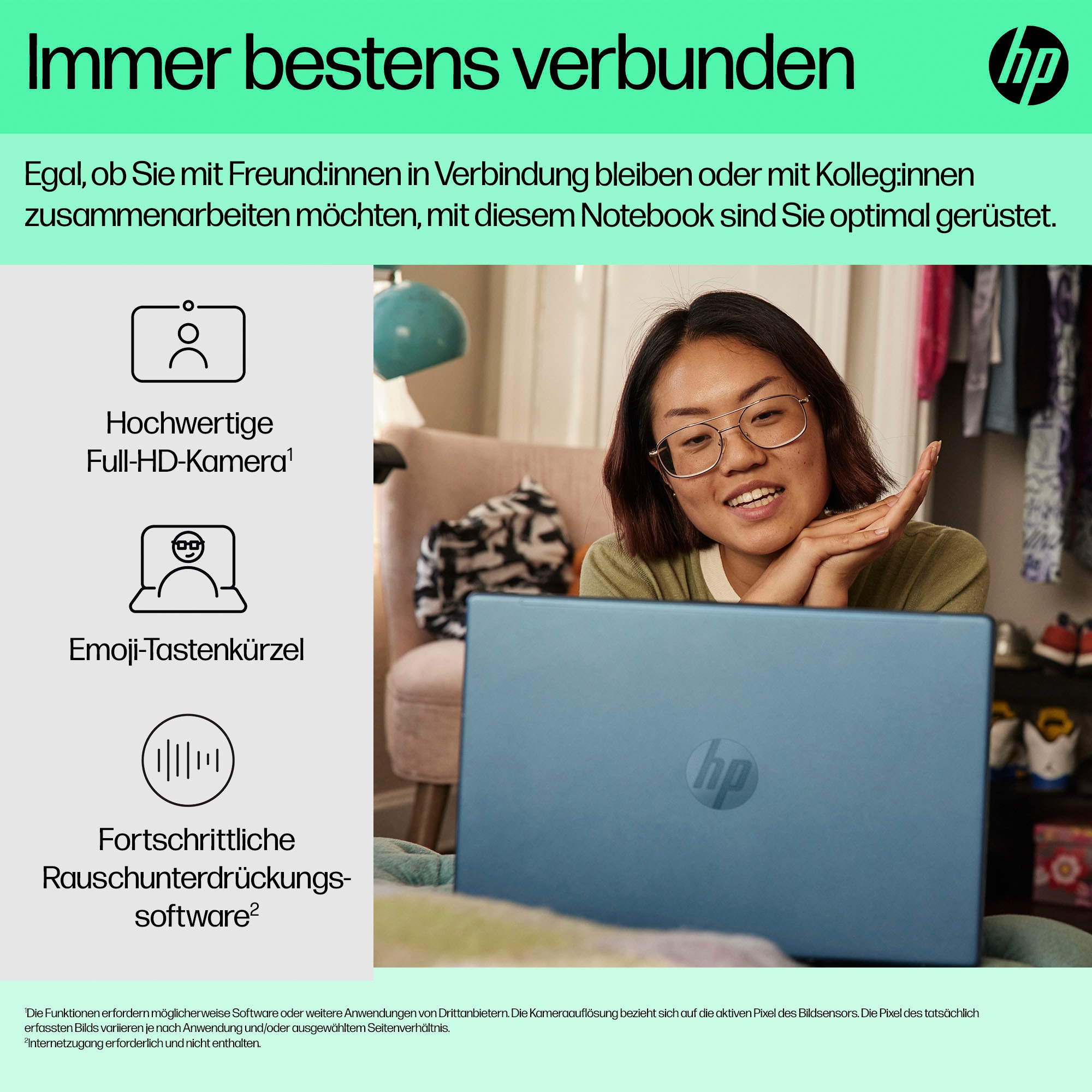 HP Notebook »14-ee0075ng«, 35,6 cm, / 14 Zoll, Intel, Core i7, Iris® Xᵉ Graphics, 512 GB SSD