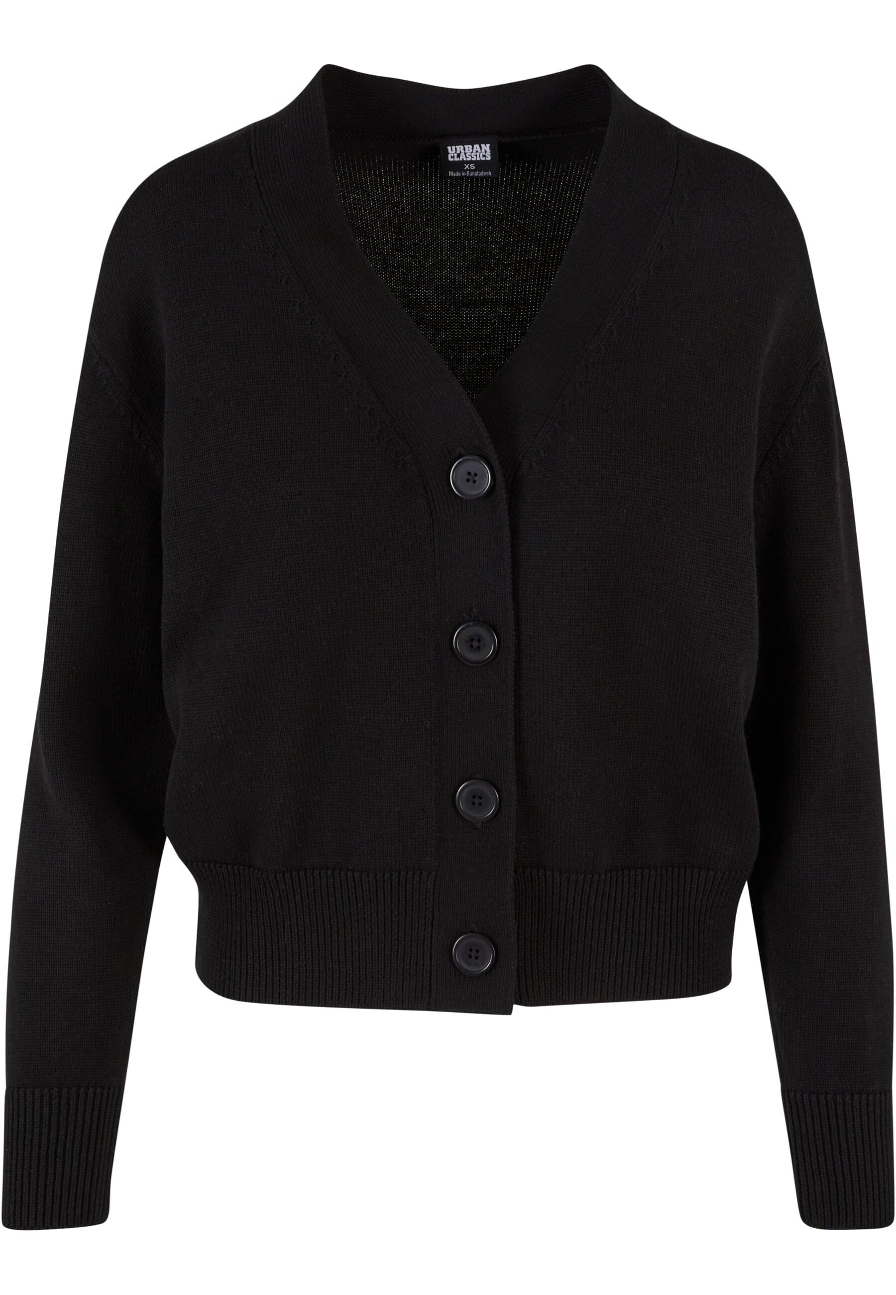 Strickjacke »Urban Classics Damen Ladies Rib Cardigan«