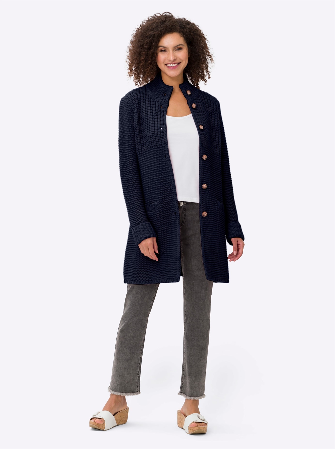 heine Longstrickjacke