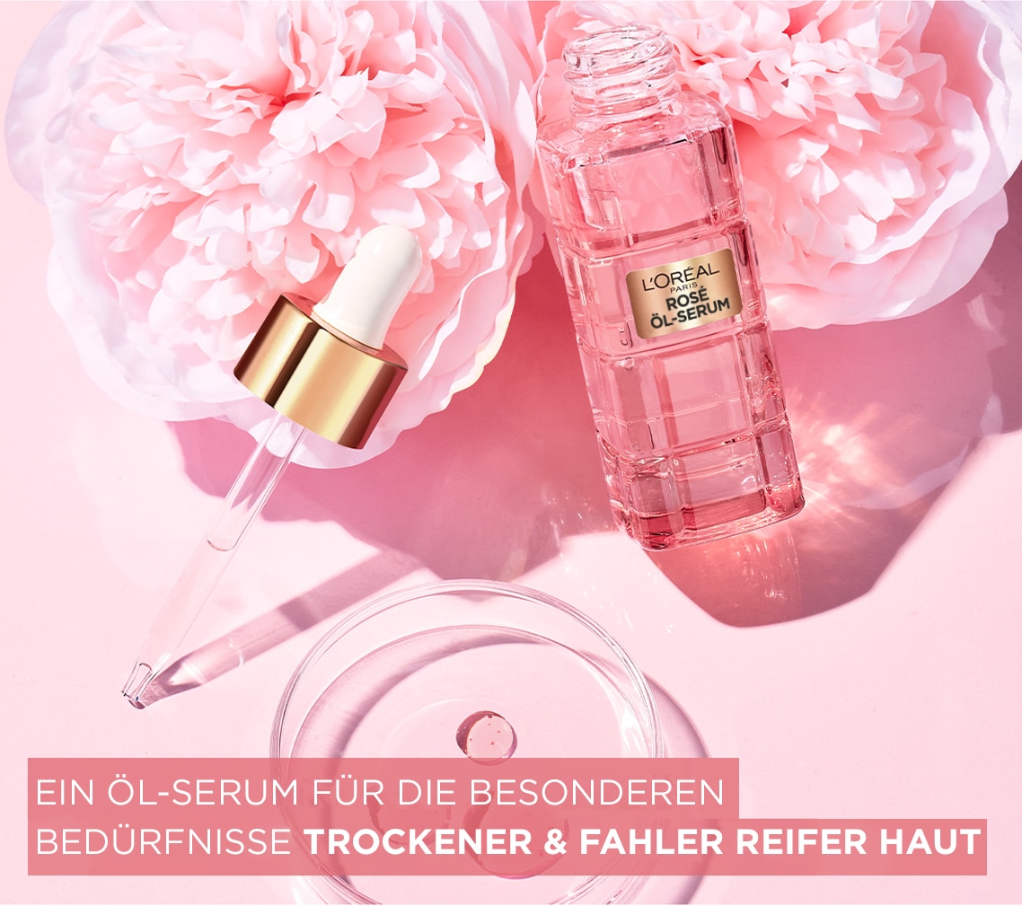 L'ORÉAL PARIS Gesichtsserum »Age Perfect GoldenAge Rosé-Öl Serum«, mit hoher Wirksamkeit