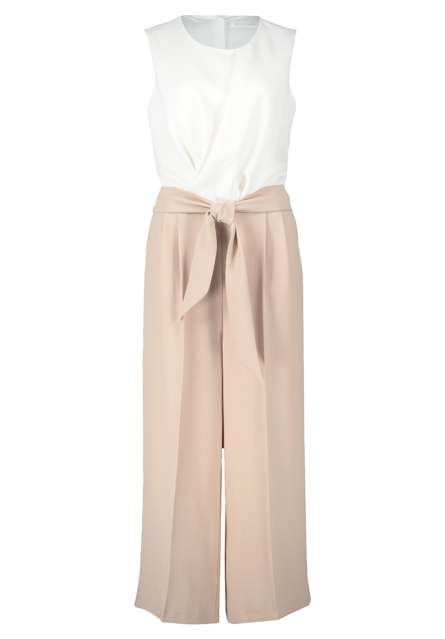 Betty&Co Overall »Betty & Co Jumpsuit ohne Arm«, (1 tlg.), Falten