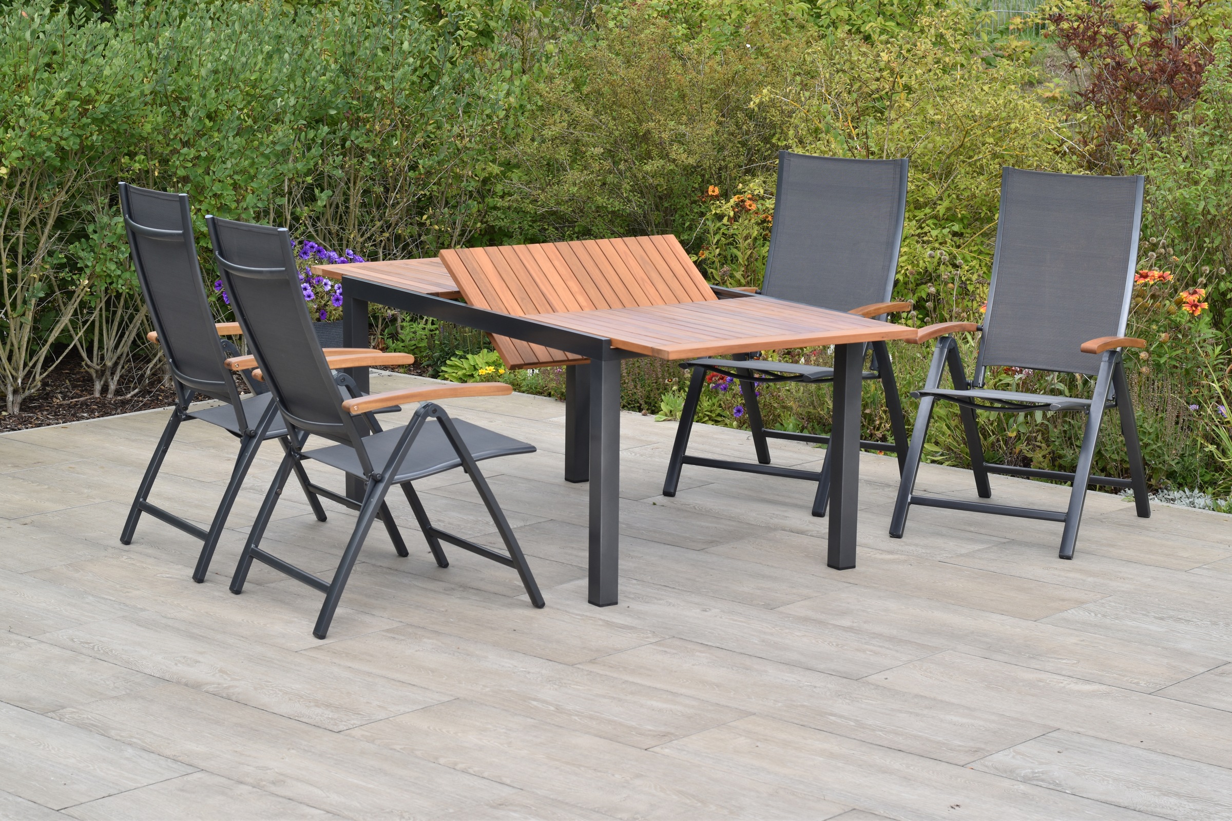 MERXX Garten-Essgruppe ""Toblino"", (Set, 5 tlg., 5-fach verstellbare Rücke günstig online kaufen