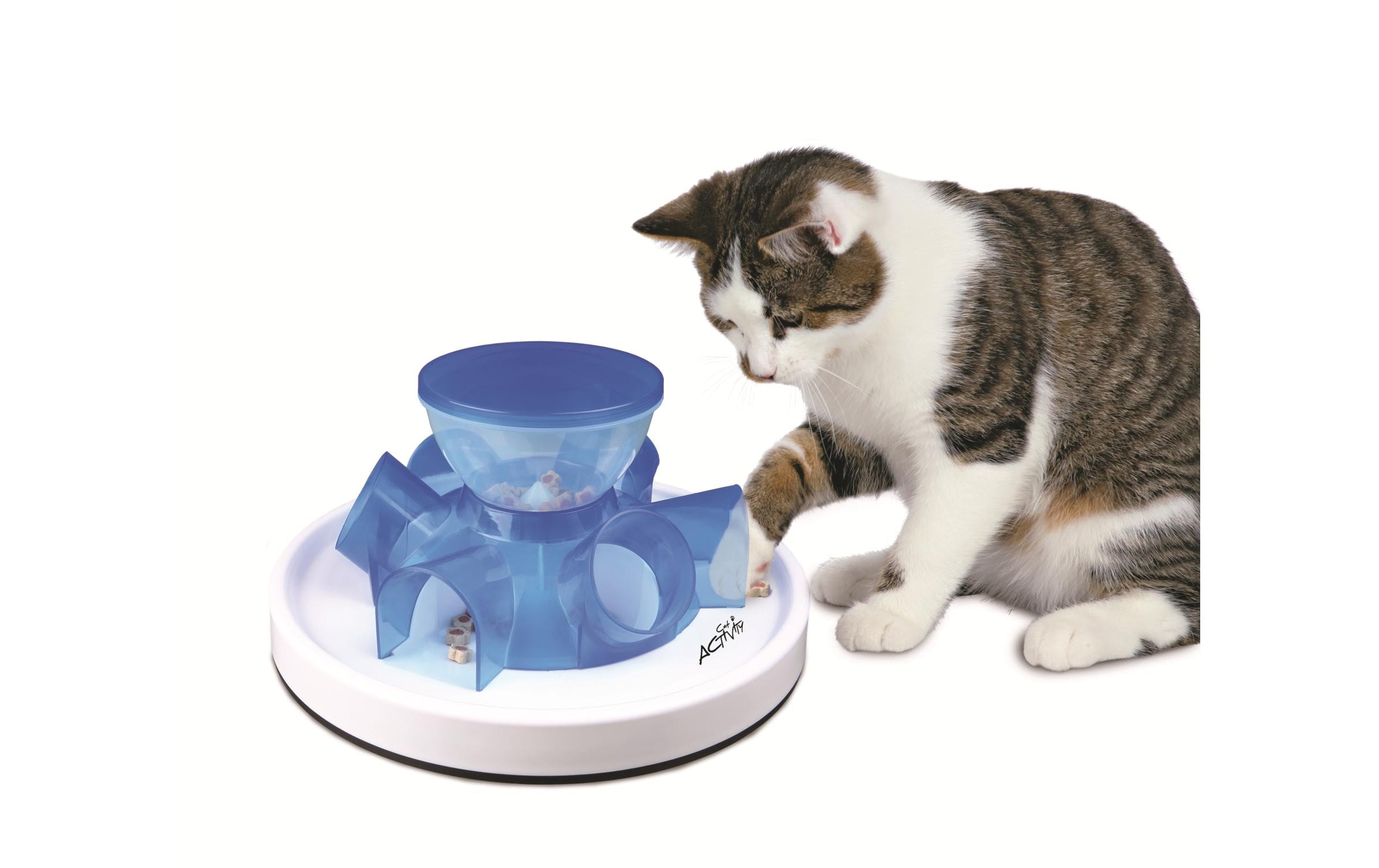 TRIXIE Tier-Intelligenzspielzeug »Cat Activity Tunnel Feeder« Kunststoff