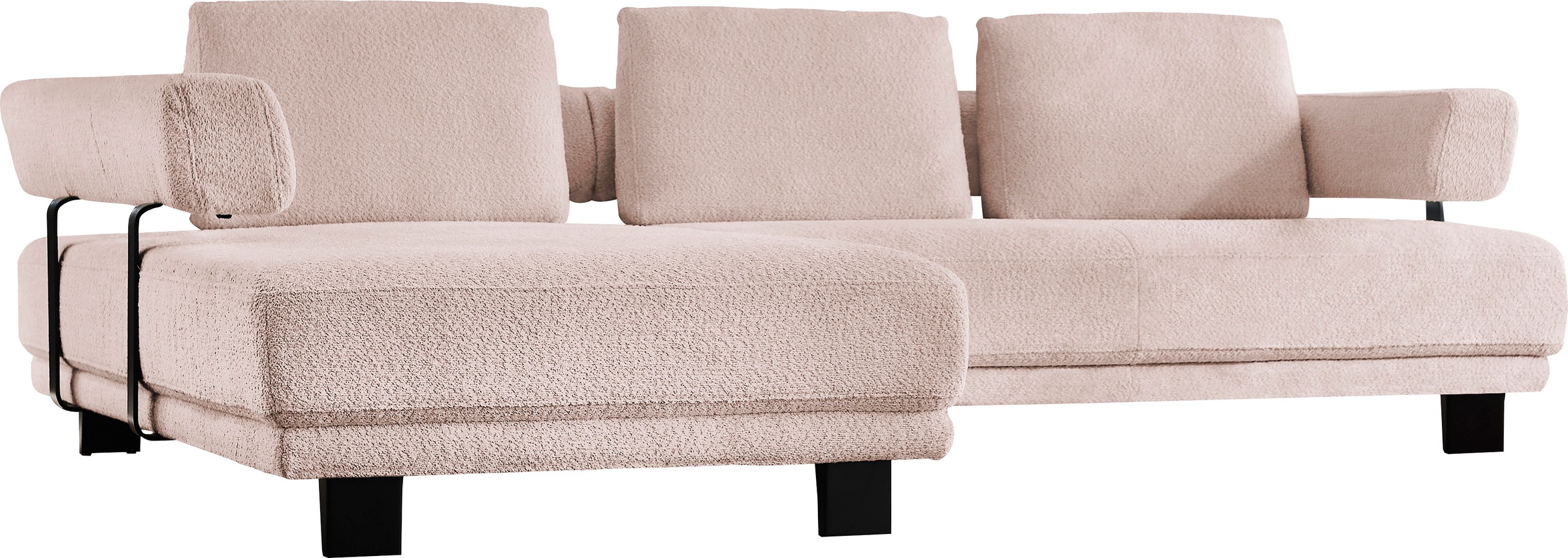HUKLA Ecksofa "HU-HP18064 L-Form" Optional mit motorischer Vorziehbank, sty günstig online kaufen