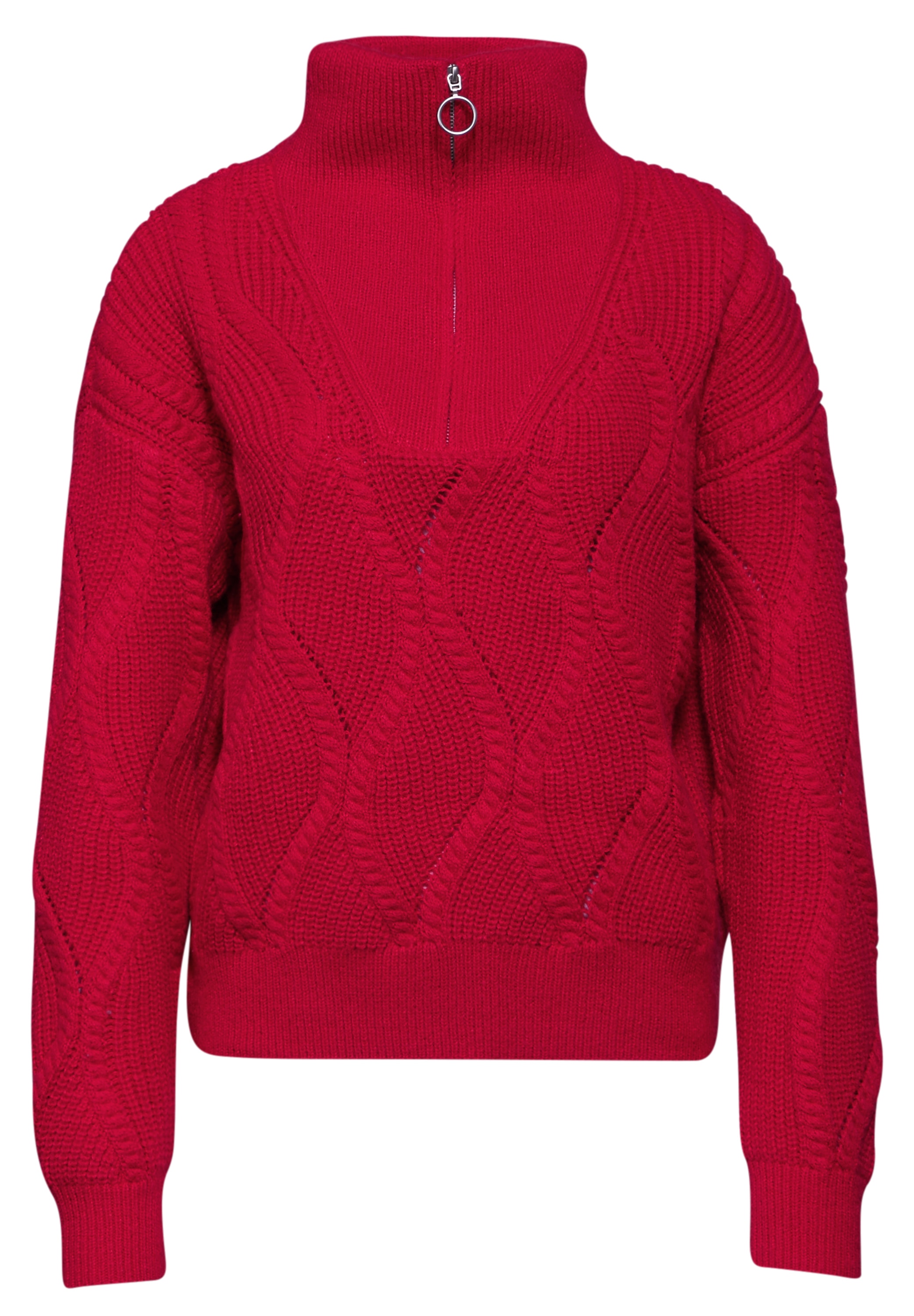 STREET ONE STUDIO Rollkragenpullover, aus softem Materialmix