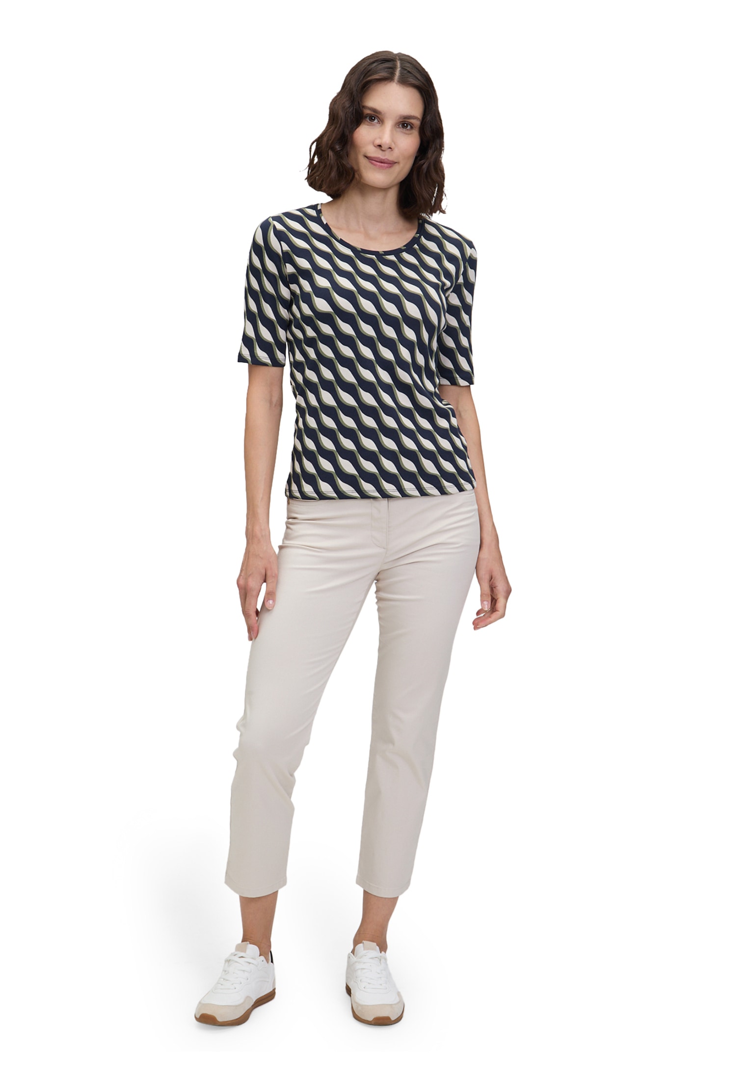 Betty Barclay Kurzarmshirt »Betty Barclay Basic Shirt mit Rippenstruktur«, (1 tlg.)