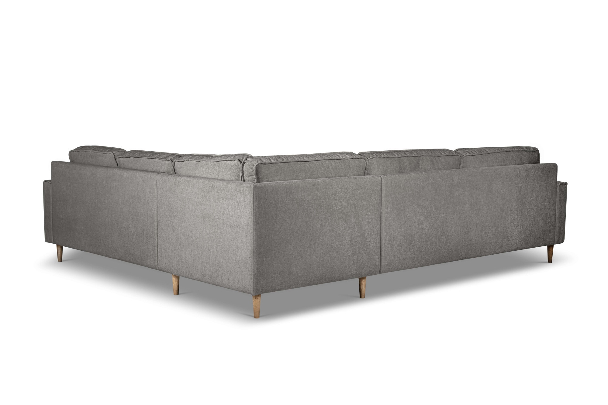 Home affaire Ecksofa »Pinto Skandi, 290 cm, Chenille, Struktur, Ottomane links / rechts«