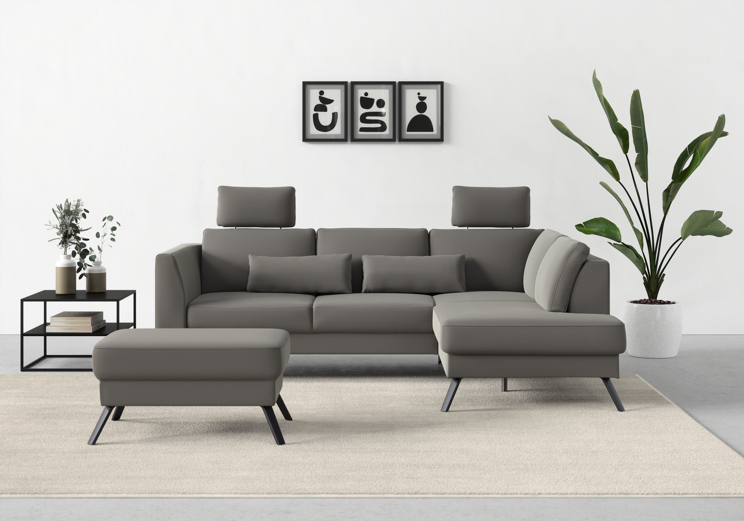 sit&more Sit&more Ecksofa »Lindholm L-Form« su ...