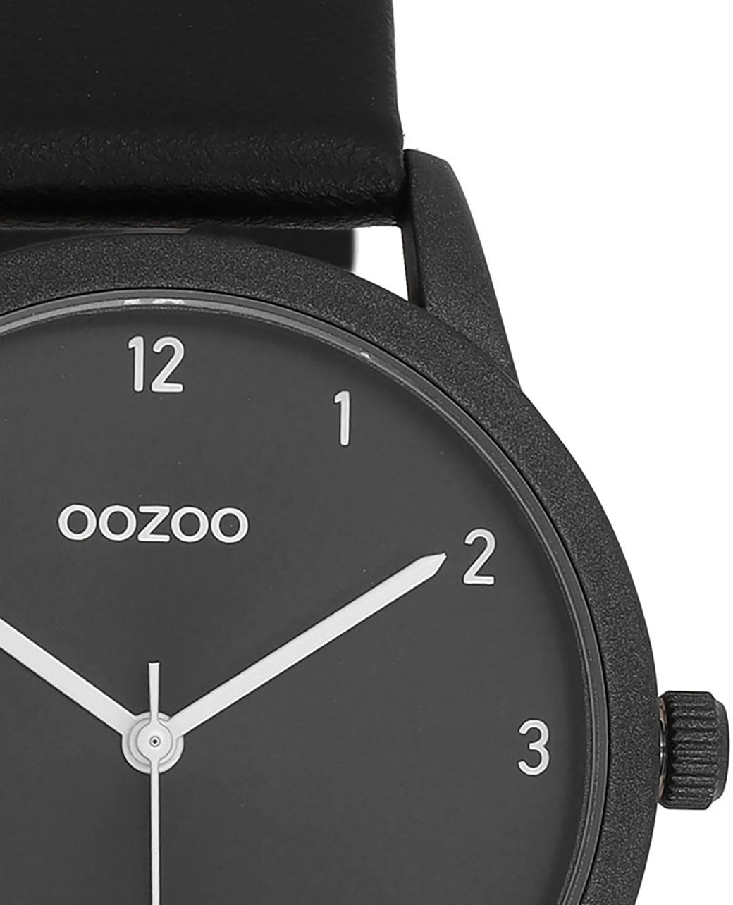 OOZOO Quarzuhr, Armbanduhr, Damenuhr, Lederarmband, Mineralglas, analog
