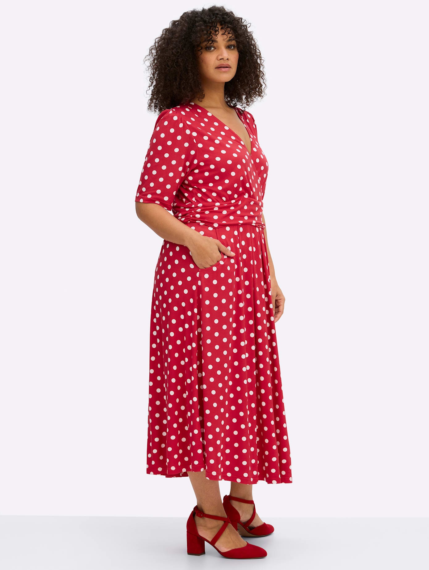 sheego by Joe Browns Jerseykleid »Jersey-Kleid« Eingrifftaschen