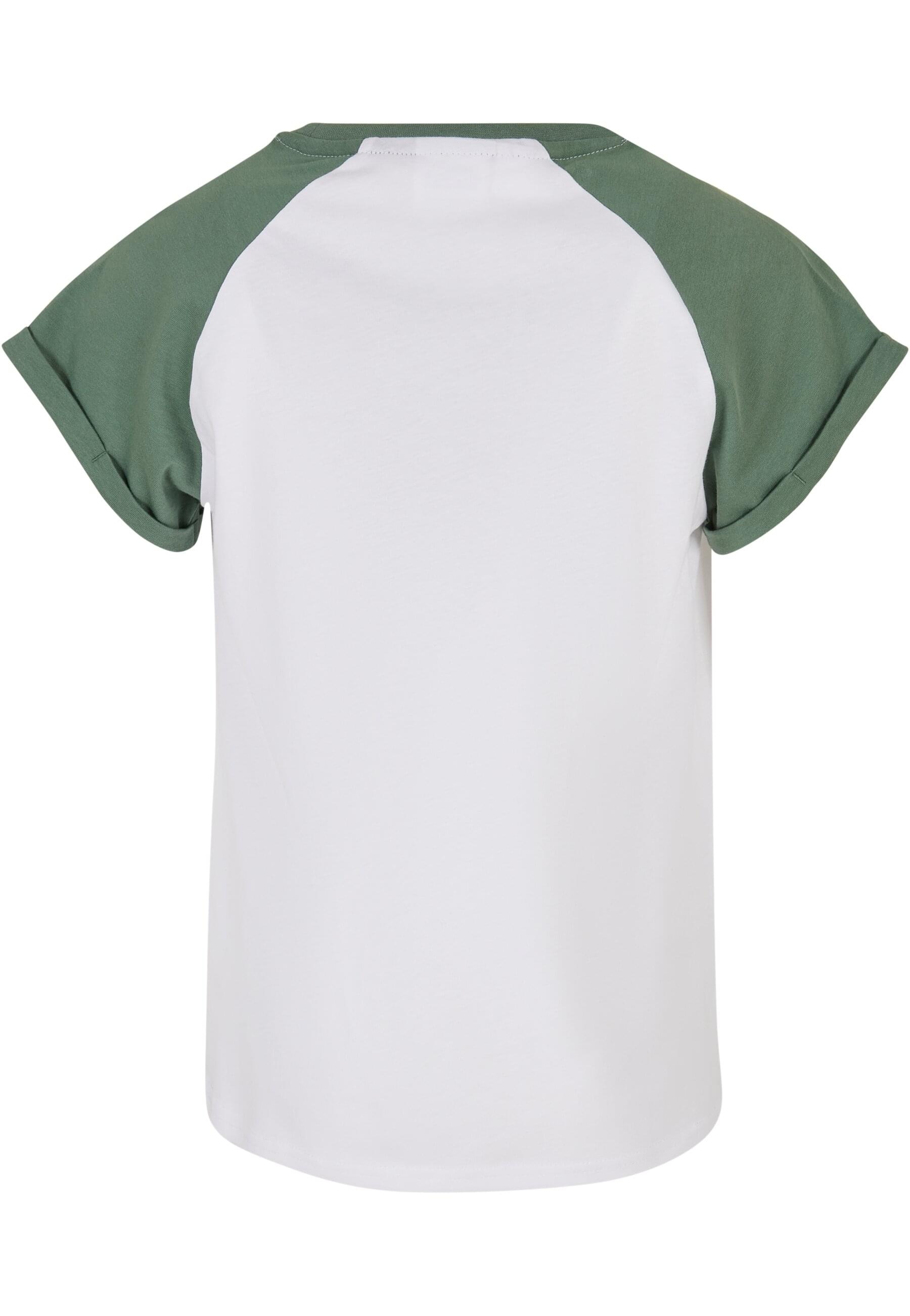 URBAN CLASSICS T-Shirt »Urban Classics Damen Girls Contrast Raglan Tee«, (1 tlg.)