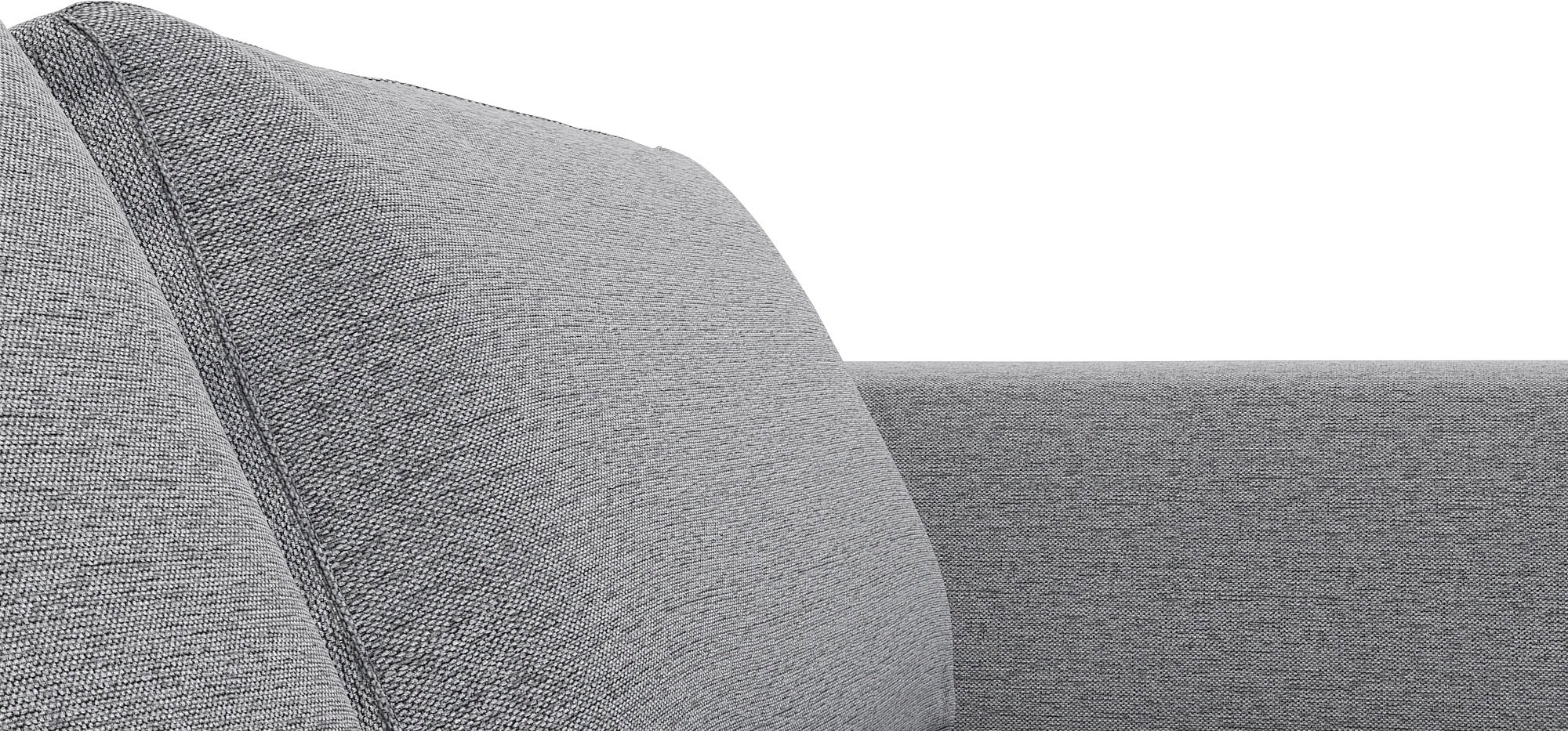 FLEXLUX Ecksofa »Loano, toller Sitzkomfort, L-Form«, modernes Sofa, frei im Raum stellbar, lose Kissen, Kaltschaum im Sitz