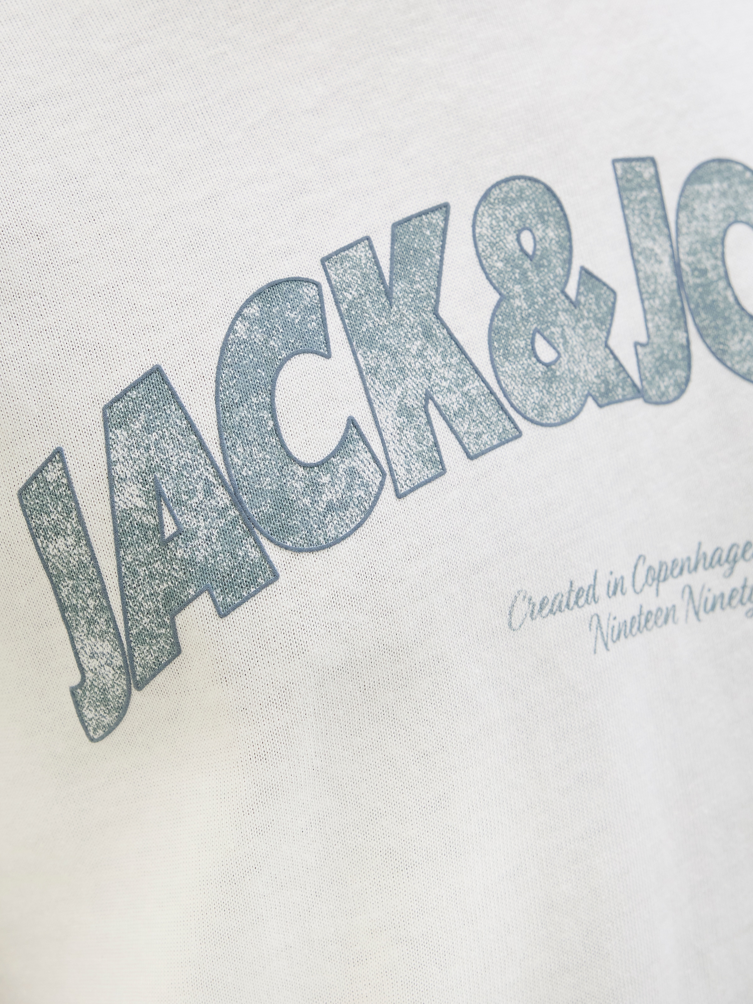 Jack & Jones T-Shirt »JORALMERIA BOLD BRANDING TEE SS CN«, mit Logo Druck