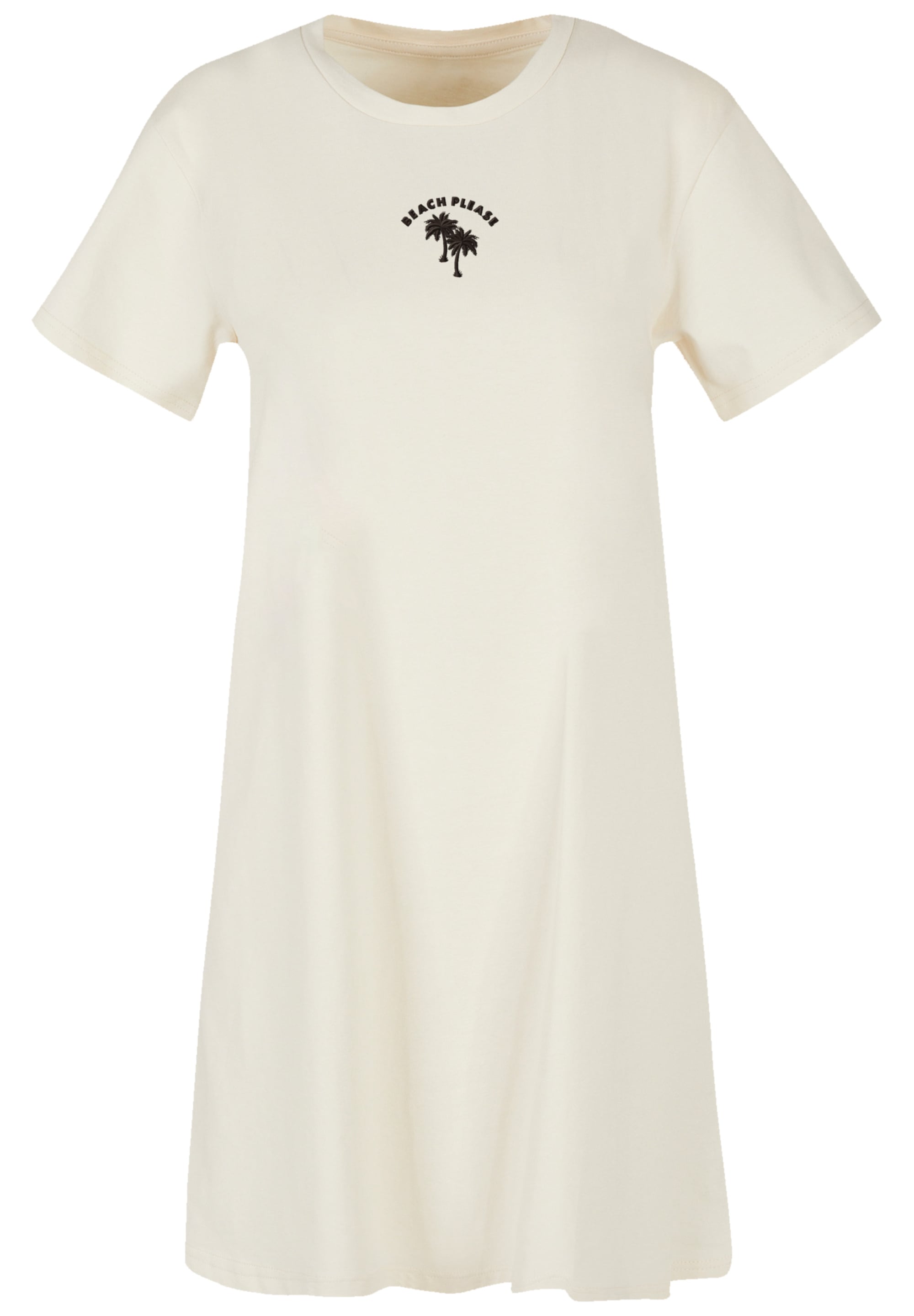 F4NT4STIC Shirtkleid »Beach Please Bestickt«, Premium Qualität