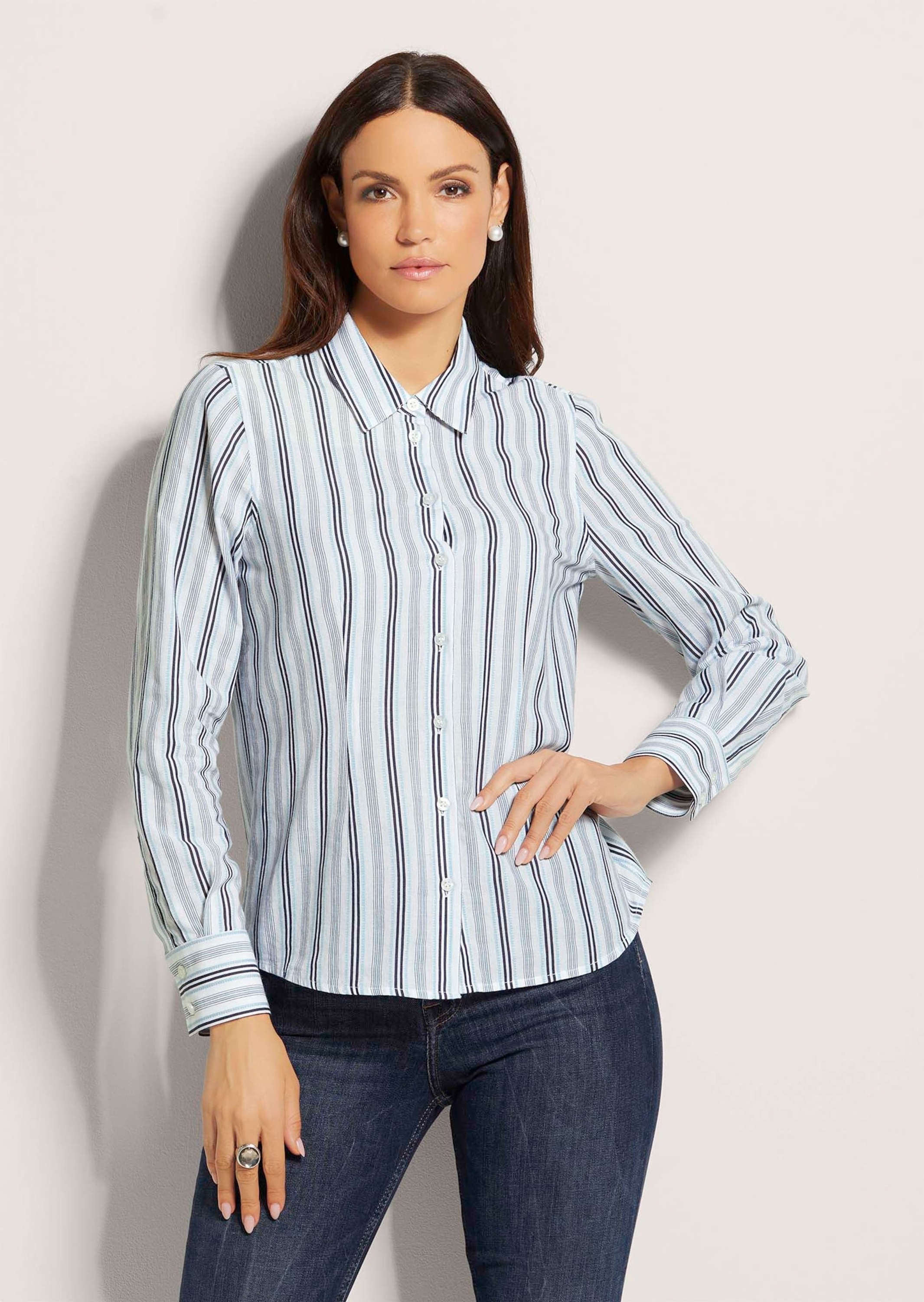 Thumbnail - MADELEINE Hemdbluse "Bluse Klassische Streifenbluse"