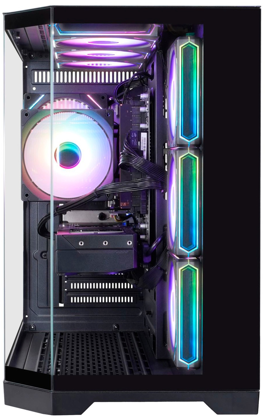 GAMEMAX Gaming-PC-Komplettsystem »MegaDeal HYPE-A BK 2838 AMD Ryzen 5 9600X 16GB DDR5 1TB SSD RTX 5070« 34 ″ AMD Ryzen 5 GeForce RTX? 5070 16 GB RAM 1.000 GB SSD Windows 11, DDR5 RAM + MSI MAG 342CQR E2 Curved Monitor 86cm (34")