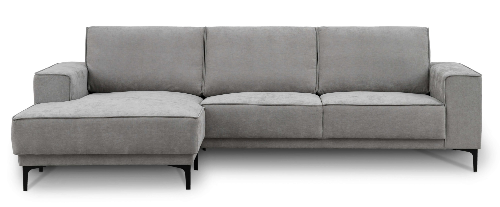 Places of Style Ecksofa "Polsterecke Oland, Struktur, Flachgewebe, Luxus-Mi günstig online kaufen